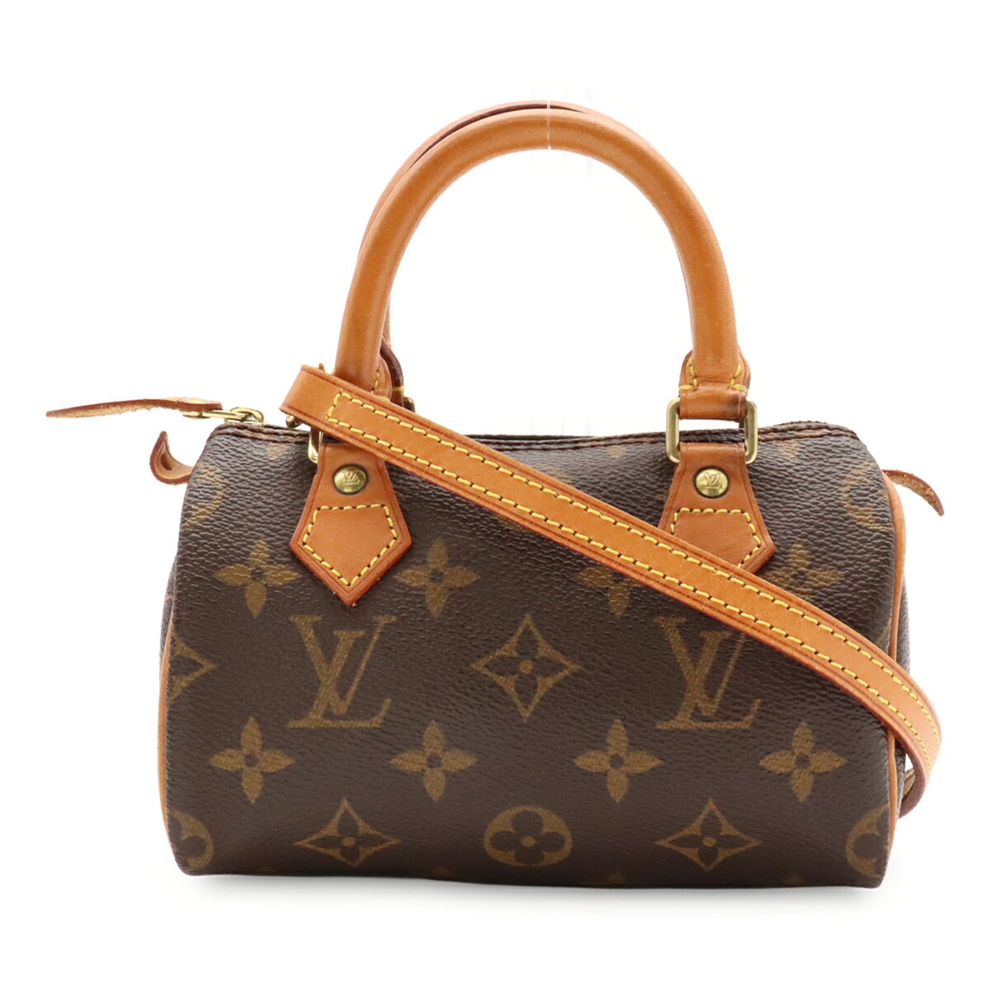 Louis Vuitton Brown Monogram Monogram Mini Handbag Pouch Shoulder Bag (Pre-Owned)
