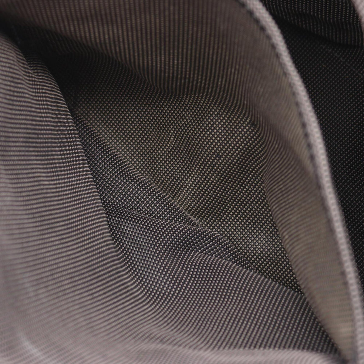 Hermes Gray Nylon Canvas Canvas Backpack Handbag (Pre-Owned)