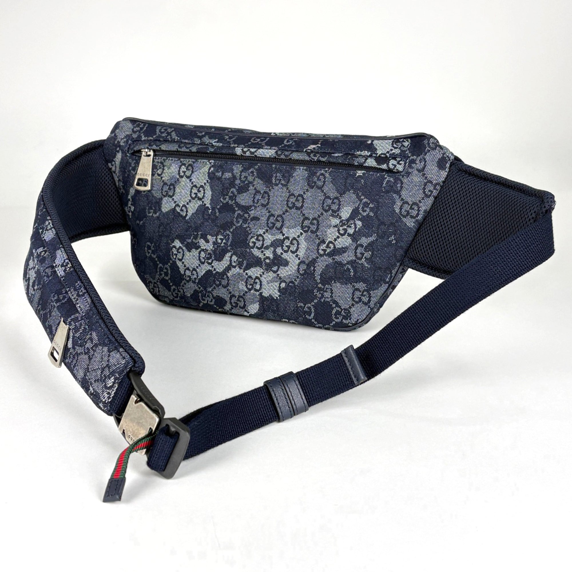 Gucci Navy Denim Fanny Pack (Pre-Owned)