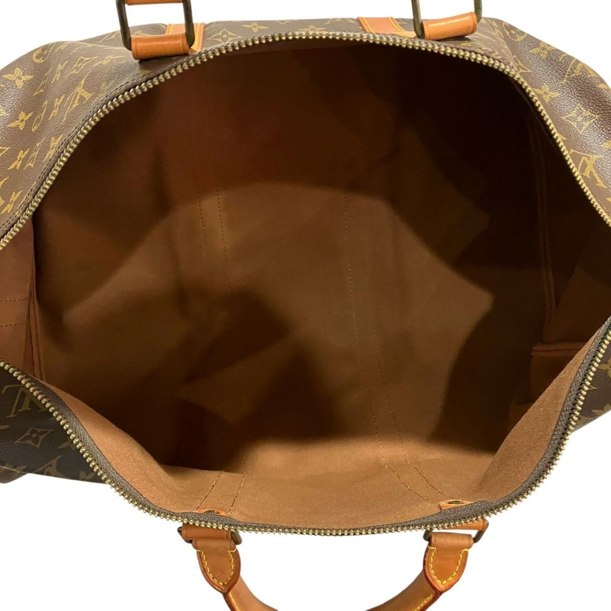 Louis Vuitton Brown Monogram Canvas Boston Bag (Pre-Owned)