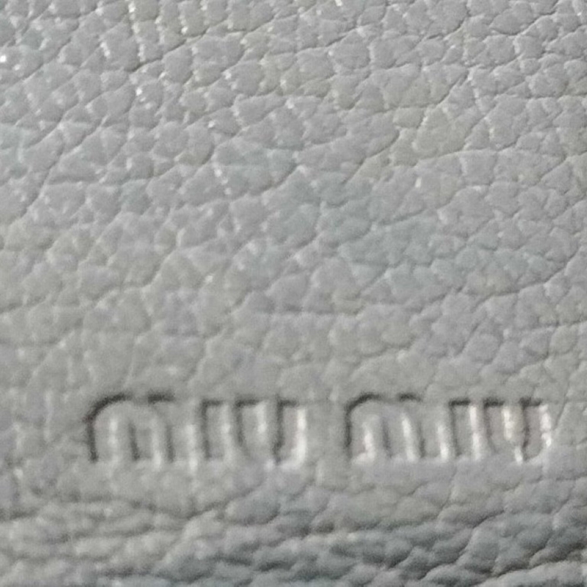 Miu Miu Blue Leather Wallet (Bi-Fold) (Pre-Owned)
