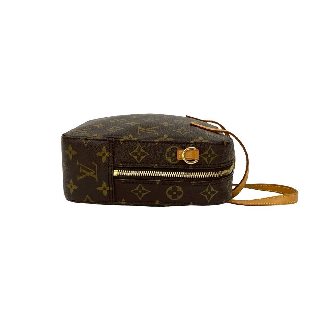 Louis Vuitton Brown Leather Pvc Handbag Shoulder Bag (Pre-Owned)