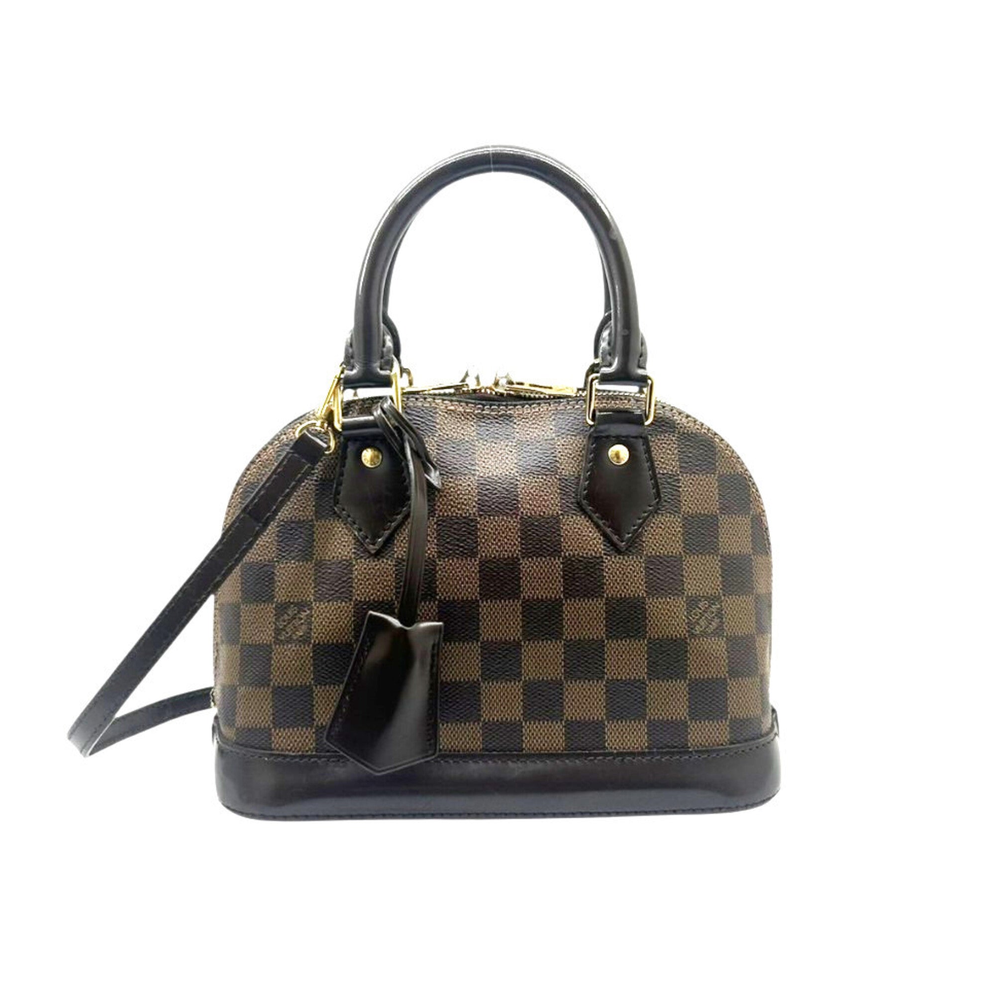 Louis Vuitton Damier Brown Damier Canvas Handbag Shoulder Bag (Pre-Owned)