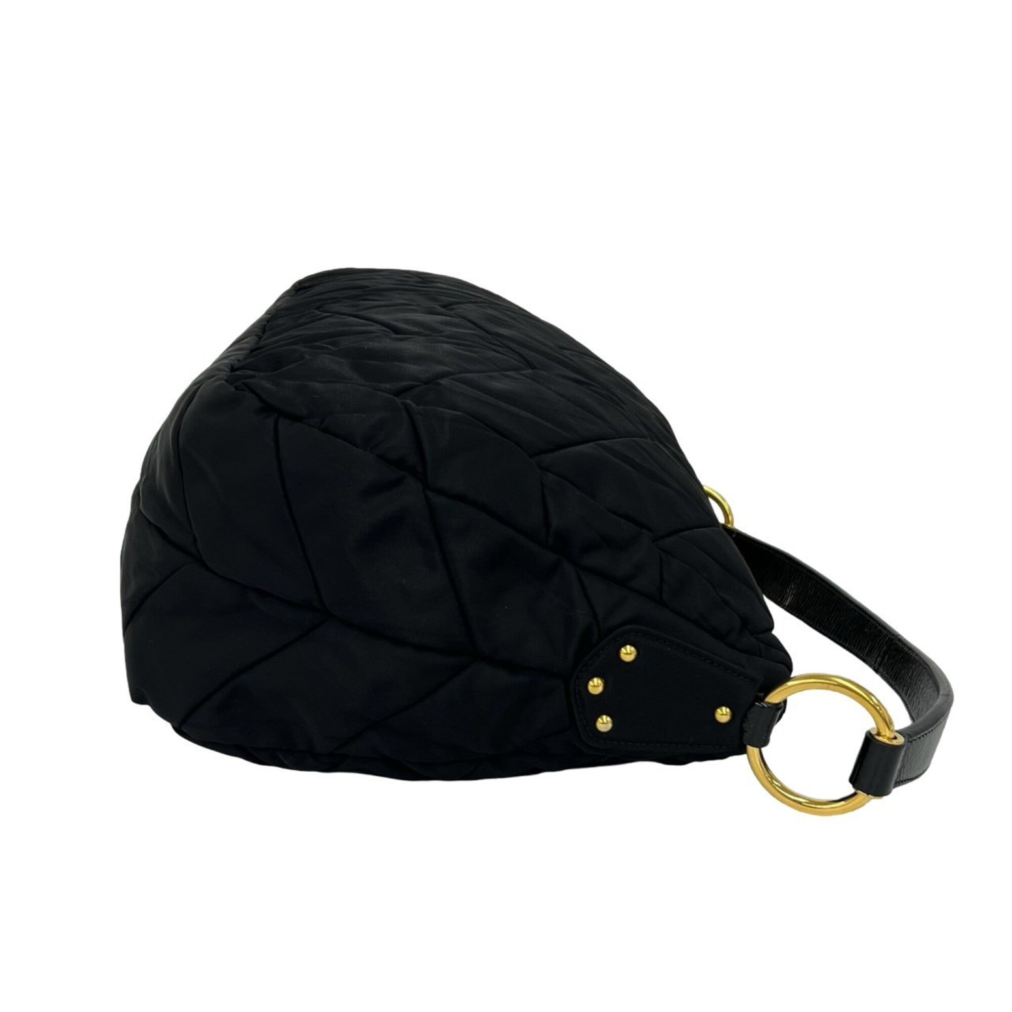 Prada Black Nylon Handbag Shoulder Bag (Pre-Owned)