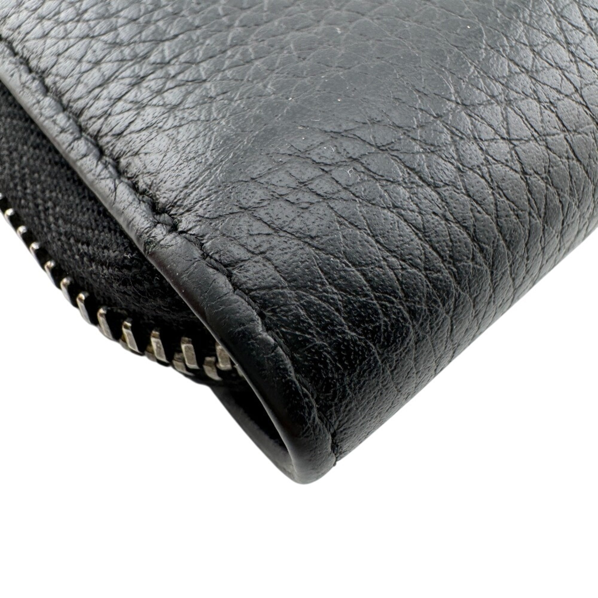 Christian Louboutin Black Leather Wallet (Bi-Fold) (Pre-Owned)