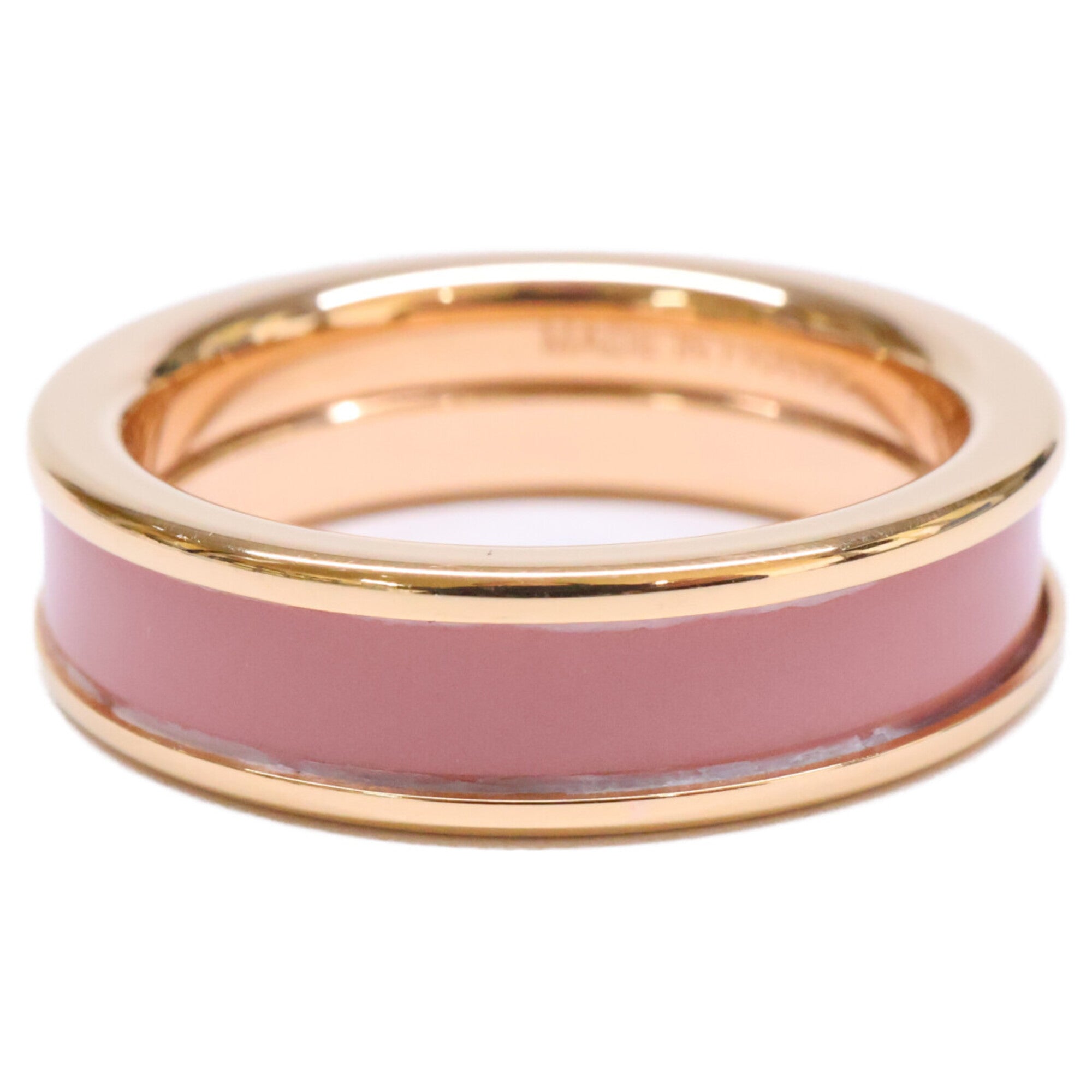 Hermes Rose Gold Metal Band Ring (Pre-Owned)