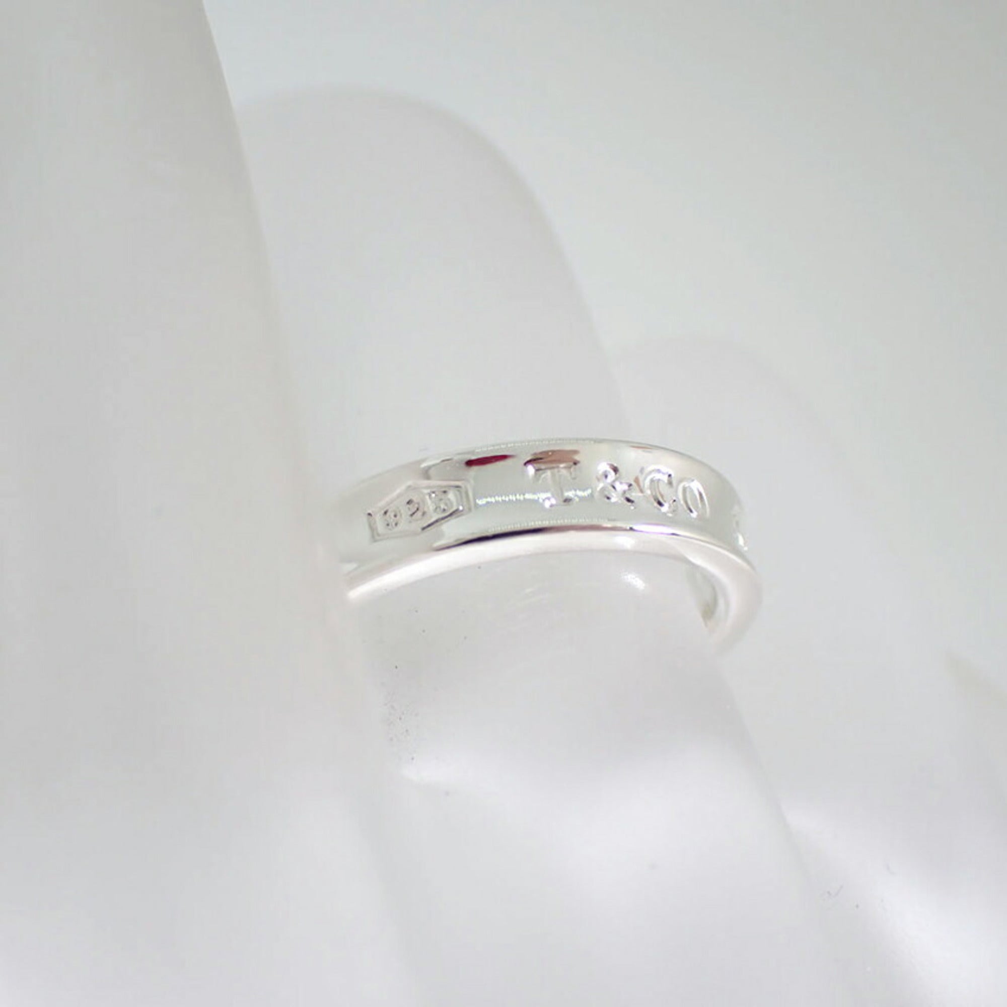 Tiffany 1837 Silver Silver Band Ring (Pre-Owned)