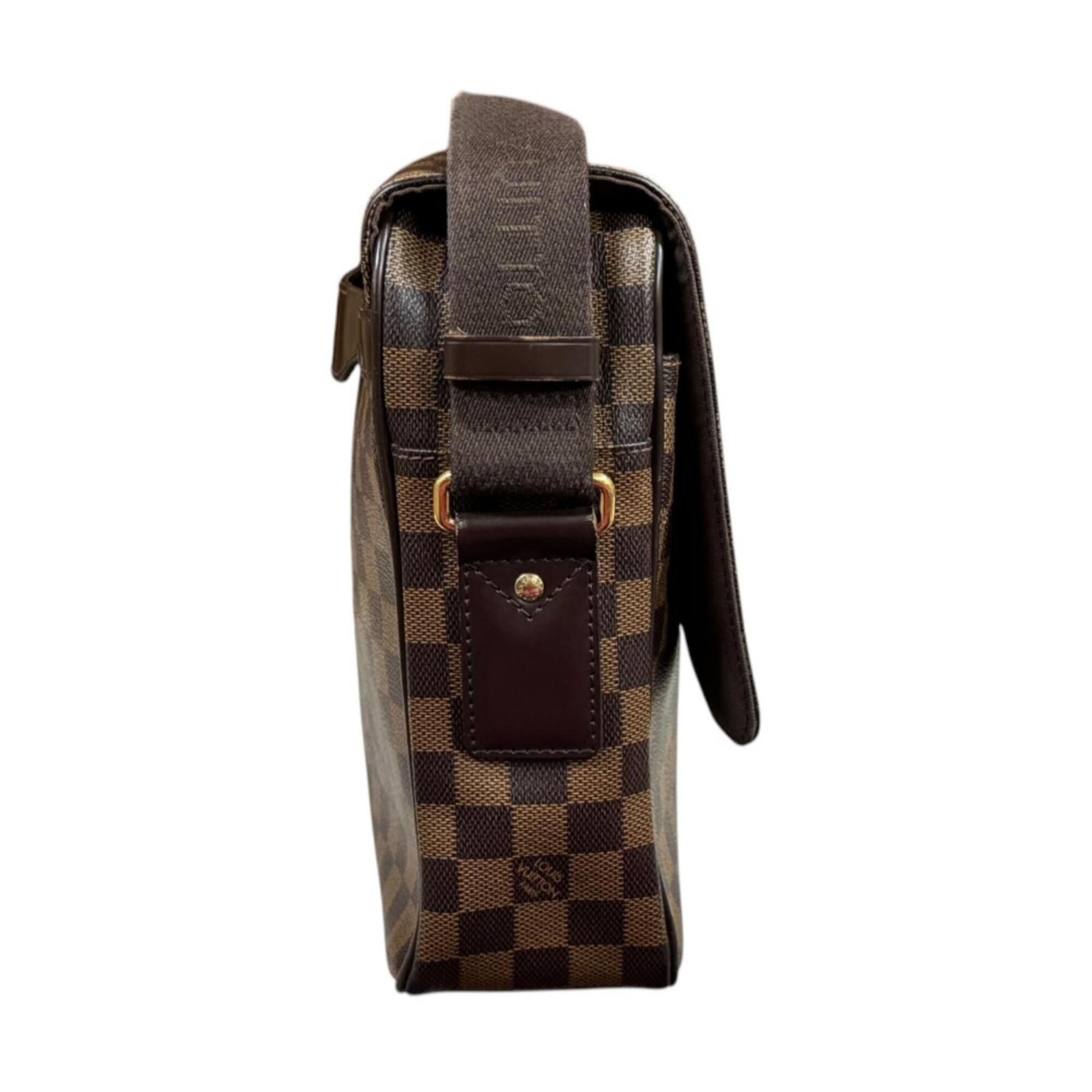 Louis Vuitton Damier Brown Damier Canvas Handbag Shoulder Bag (Pre-Owned)
