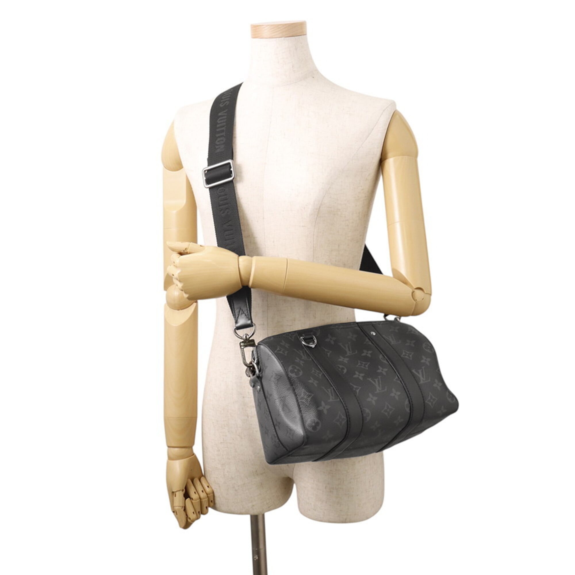 Louis Vuitton Monogram Eclipse Black Noir Monogram Eclipse Handbag Shoulder Bag (Pre-Owned)
