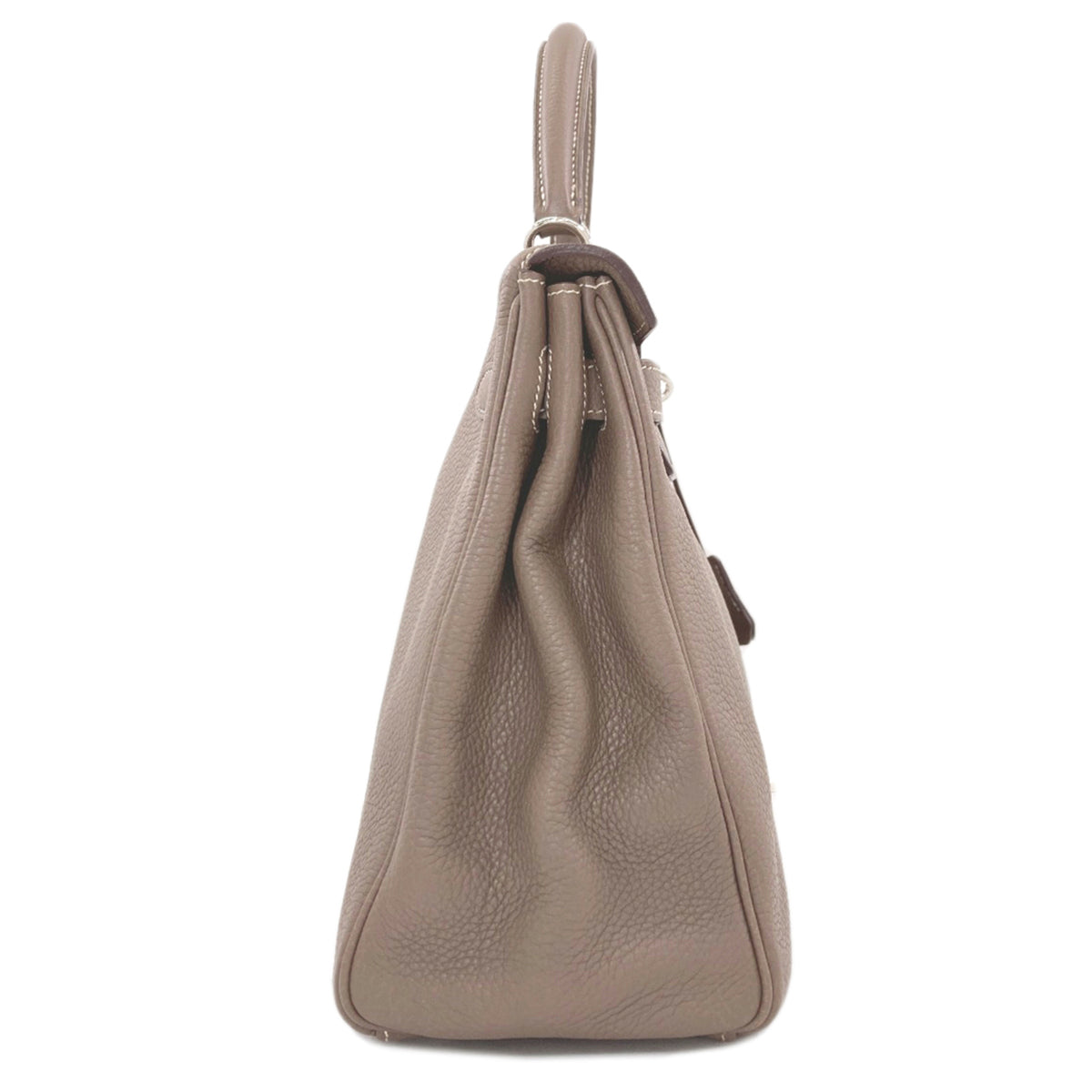 Hermes Etoupe Gray Togo Leather Handbag (Pre-Owned)