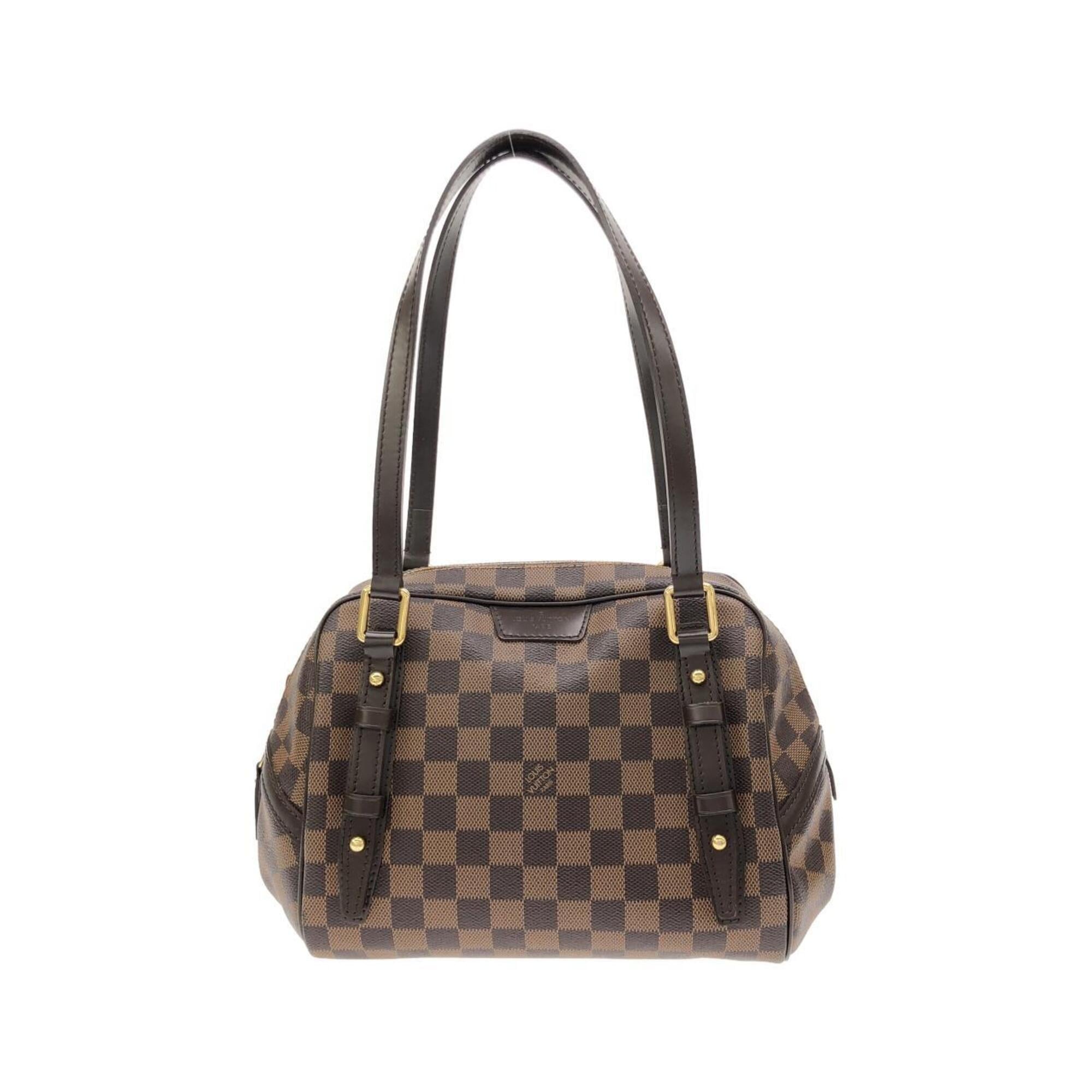 Louis Vuitton Ebene Coated Canvas Shoulder Bag (Pre-Owned)