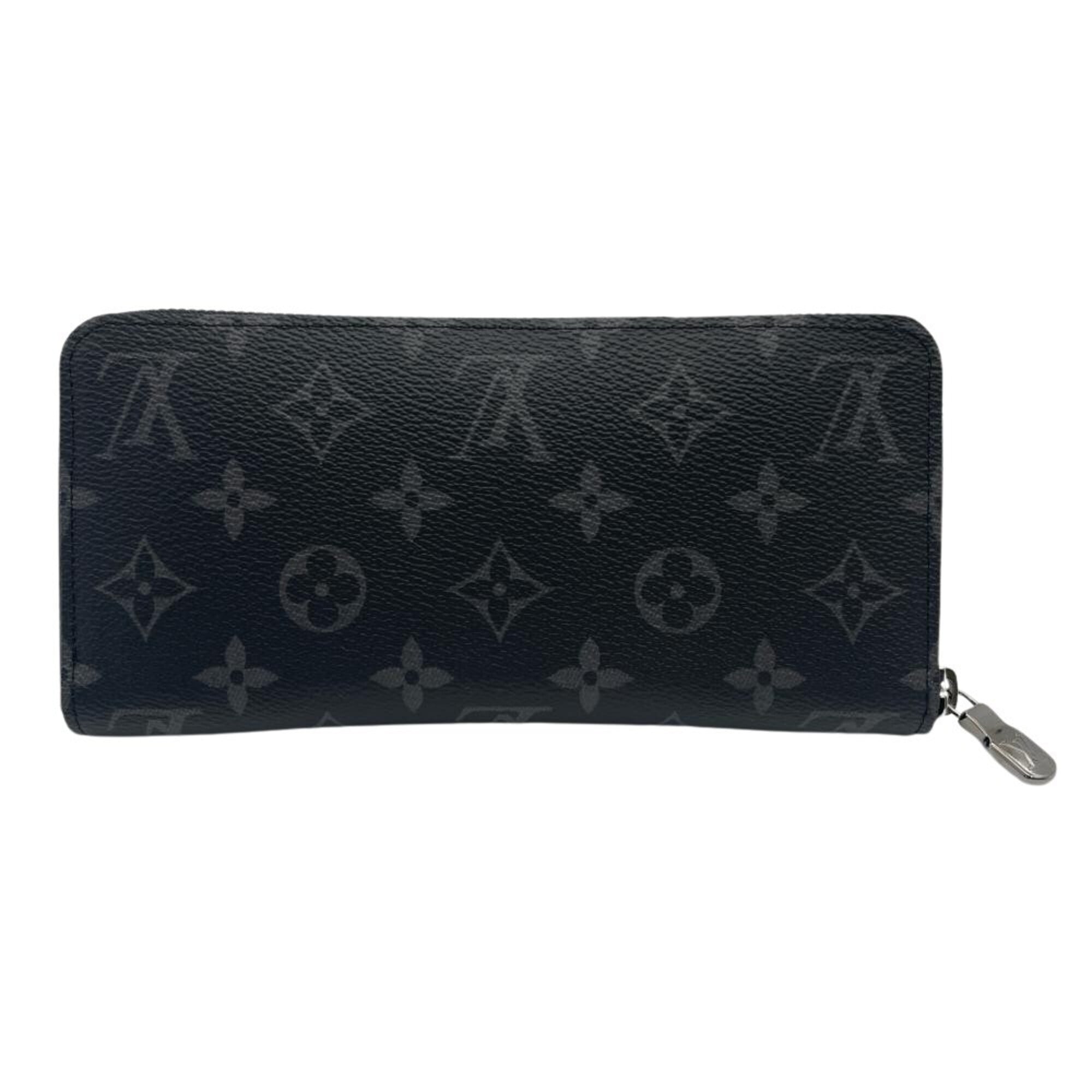 Louis Vuitton Black Monogram Eclipse Long Wallet (Bi-Fold) (Pre-Owned)