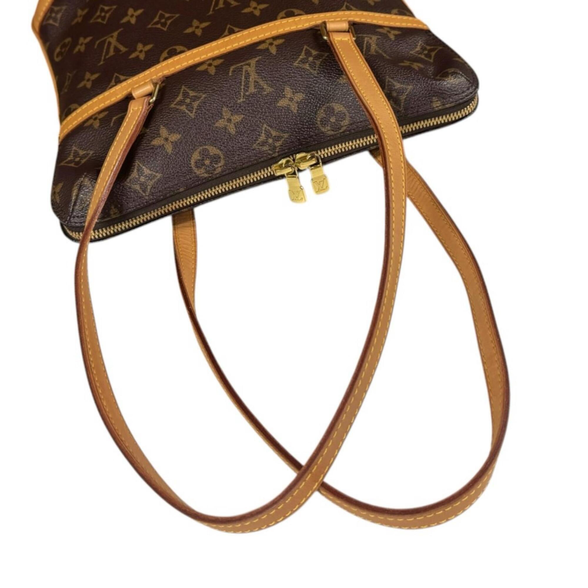 Louis Vuitton Brown Monogram Canvas Shoulder Bag (Pre-Owned)