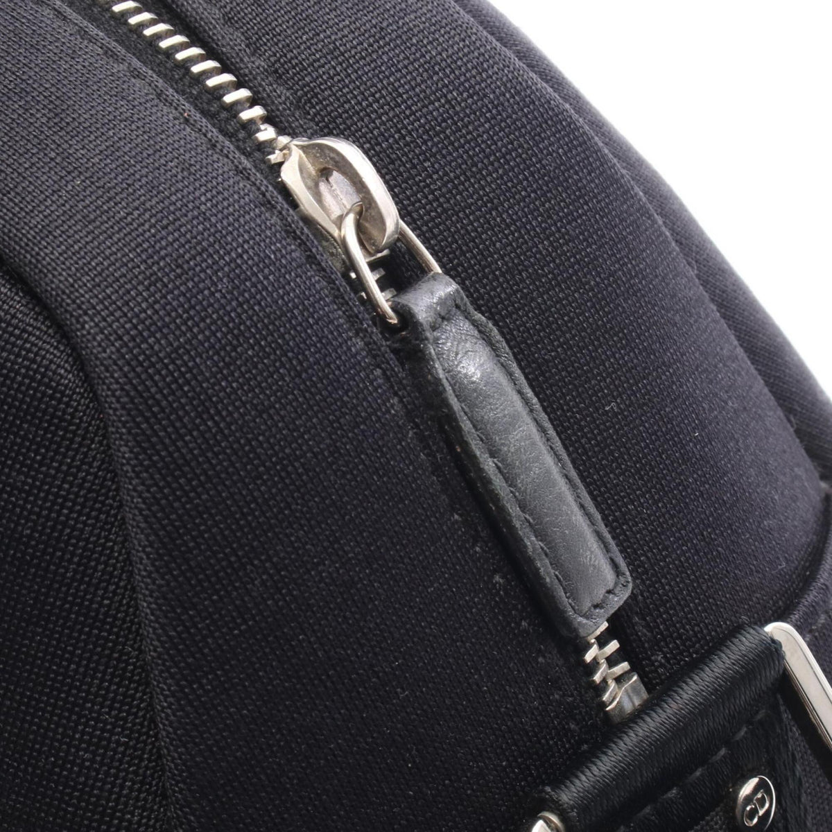 Christian Dior Black Canvas Leather Handbag (Pre-Owned)