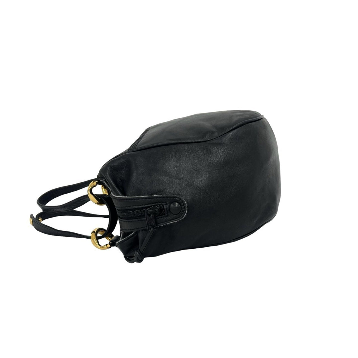 Loewe Black Leather Handbag Shoulder Bag (Pre-Owned)