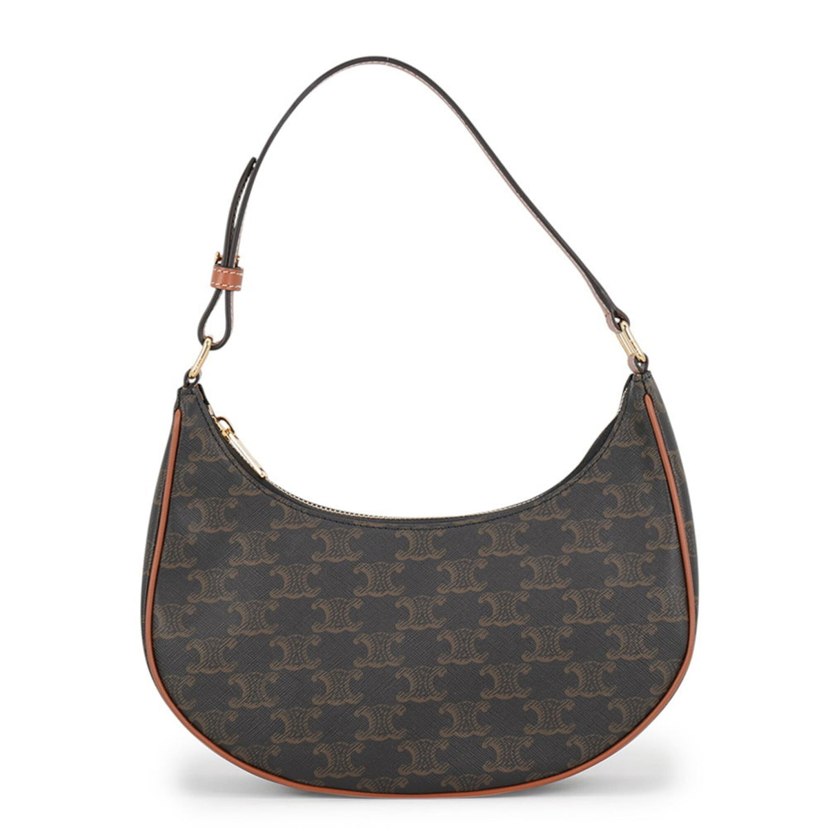 Celine Gold Pvc Leather Shoulder Bag (Pre-Owned)