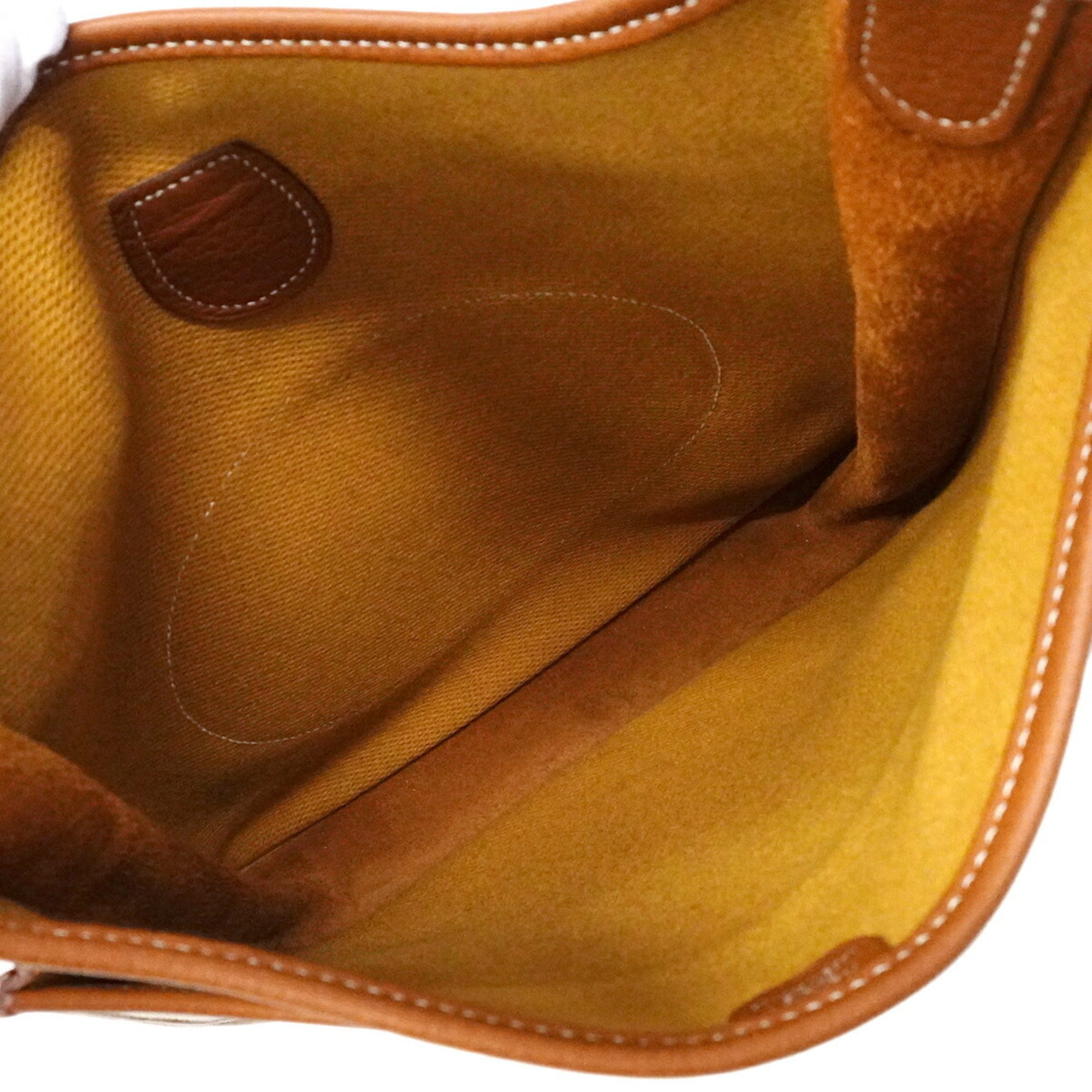 Hermes Gold Toile H Shoulder Bag (Pre-Owned)
