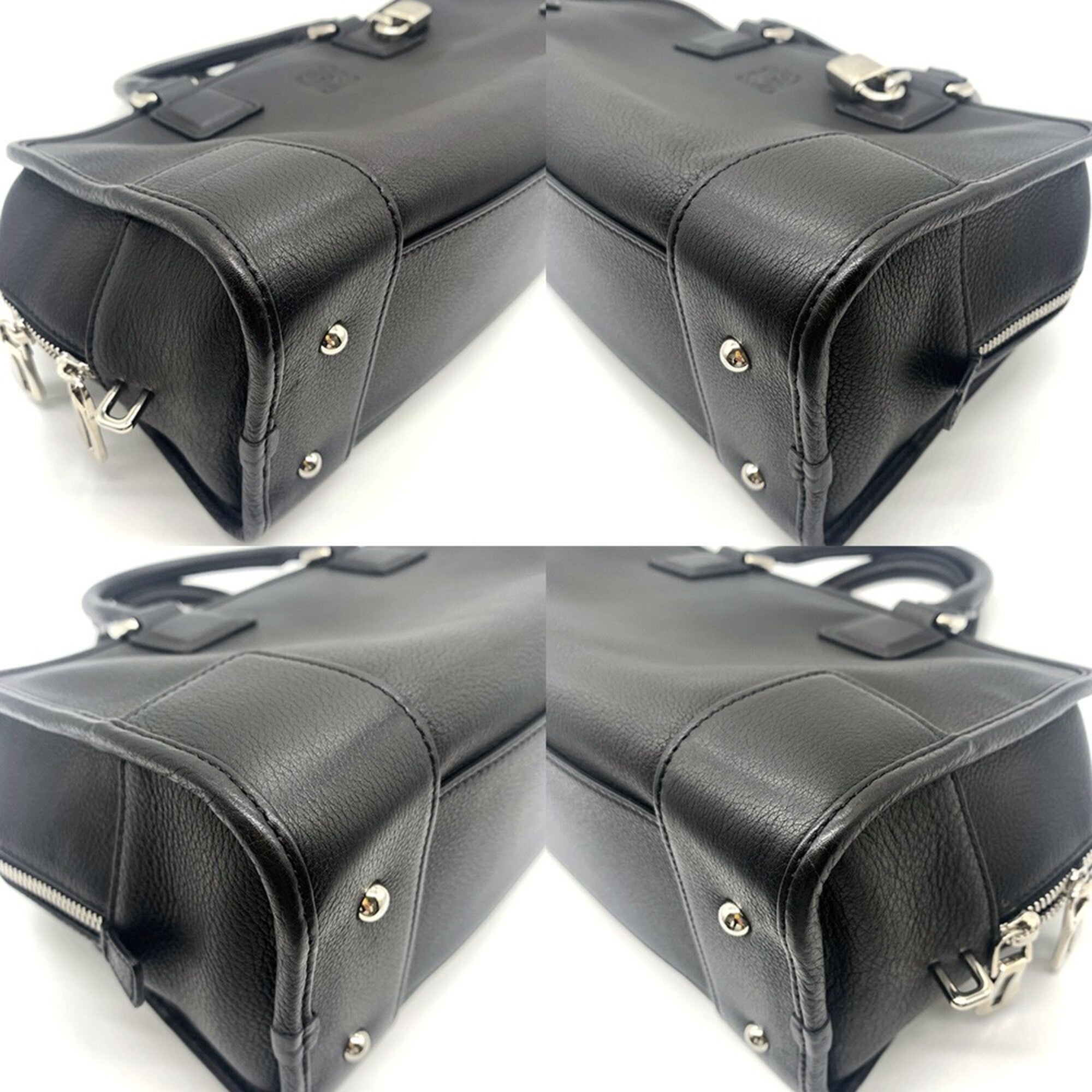 Loewe Black Leather Handbag (Pre-Owned)
