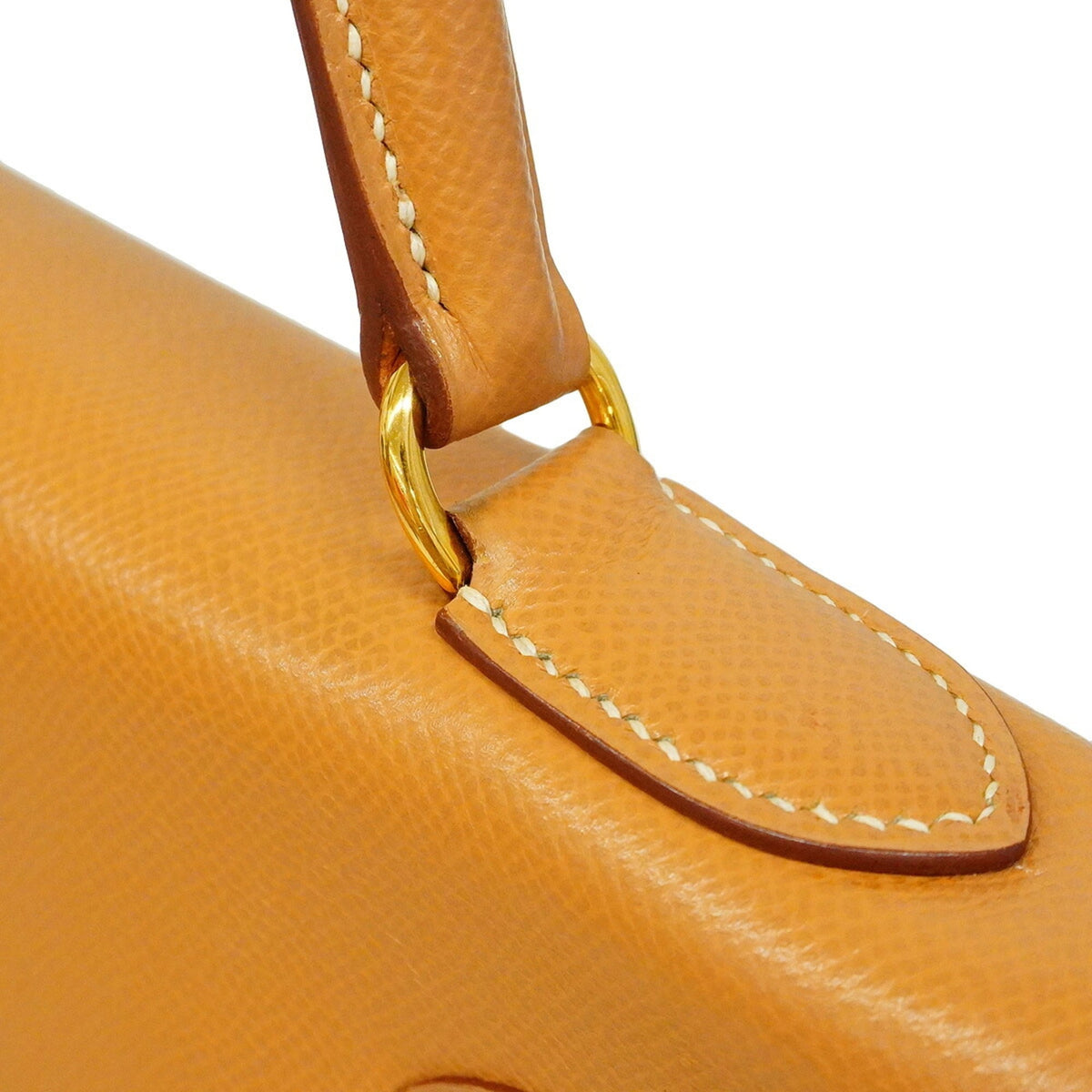Hermes Natural Sable Courchevel Leather Handbag (Pre-Owned)