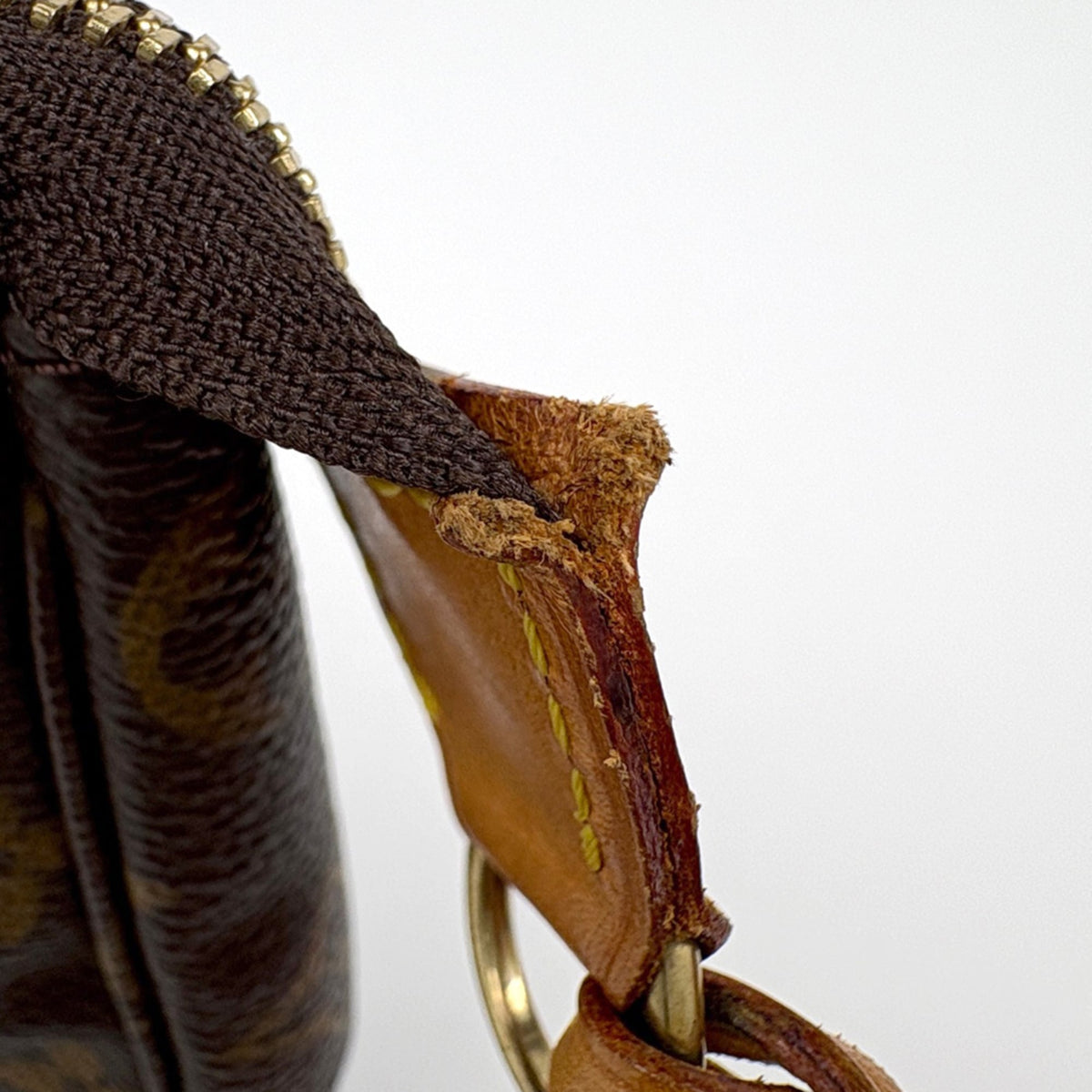 Louis Vuitton Brown Monogram Pochette Pouch (Pre-Owned)