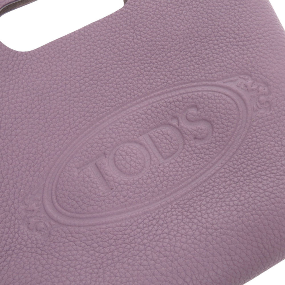 Tod's Purple Leather Handbag (Pre-Owned)