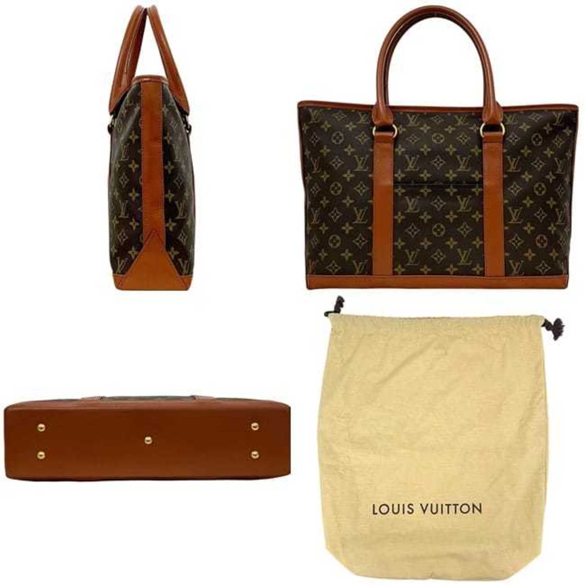Louis Vuitton Brown Monogram Canvas Tote Bag (Pre-Owned)