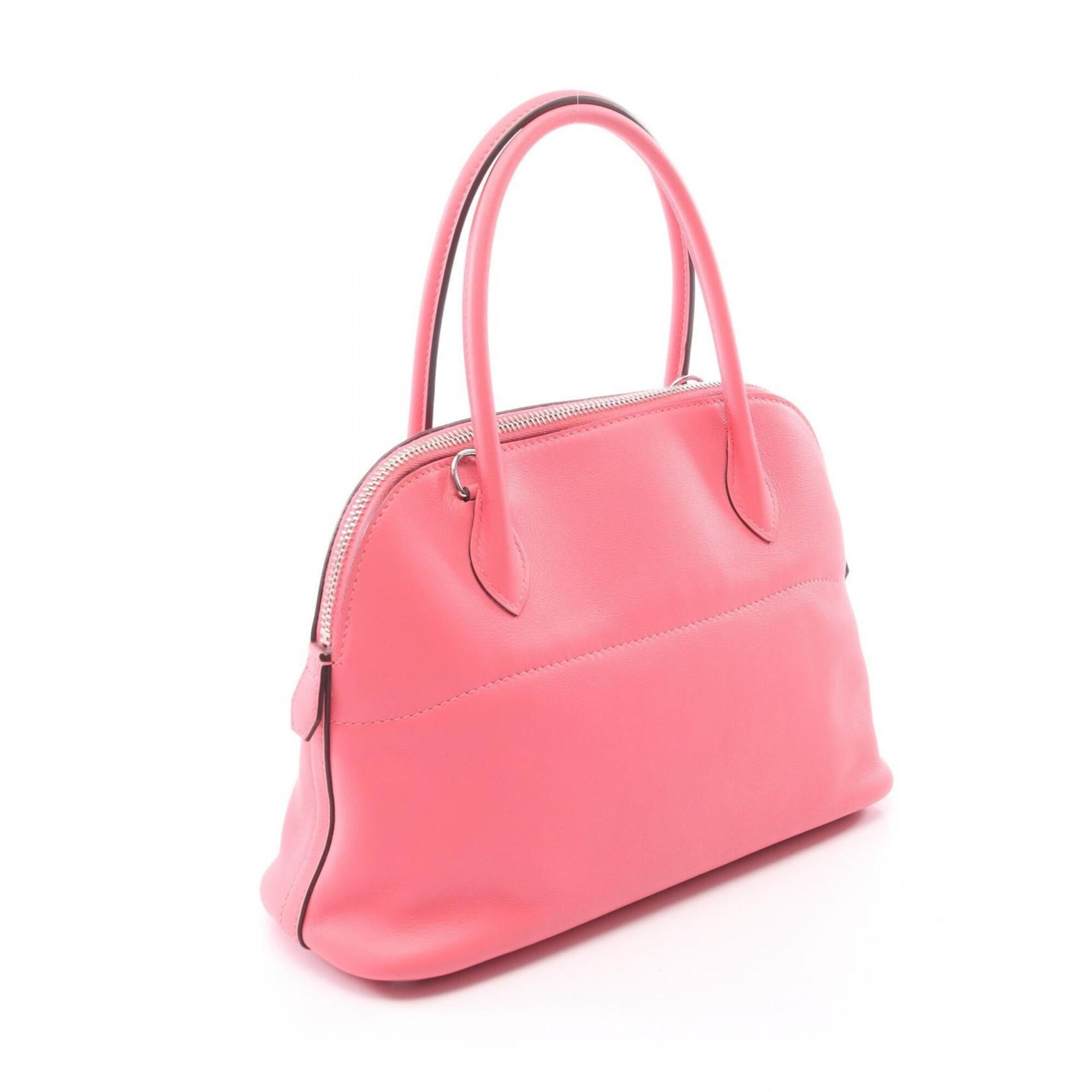 Hermes Pink Rose Azalee Swift Leather Leather Handbag (Pre-Owned)
