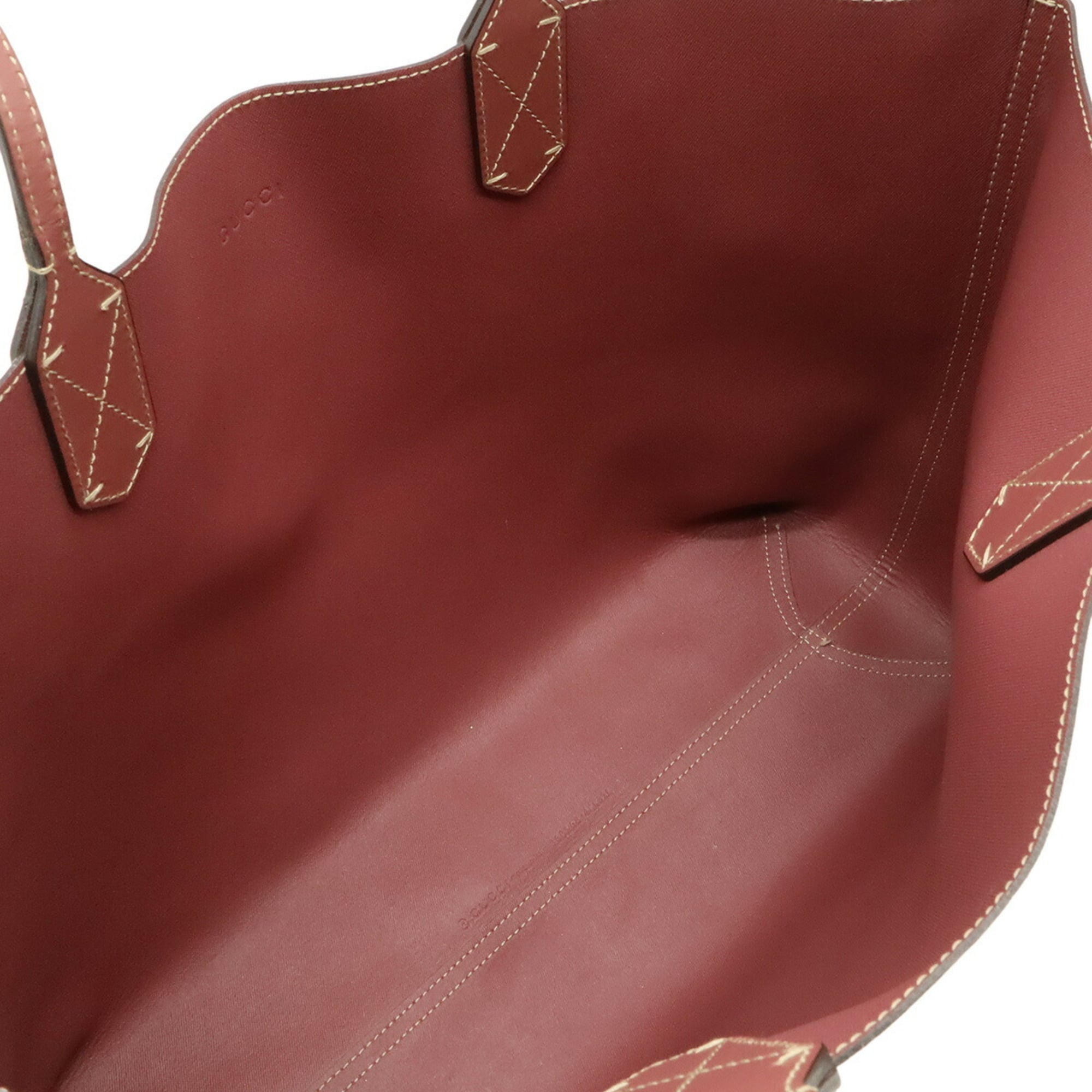 Gucci Beige Multi-Color Pink Gg Supreme Canvas Leather Shoulder Bag Tote Bag (Pre-Owned)