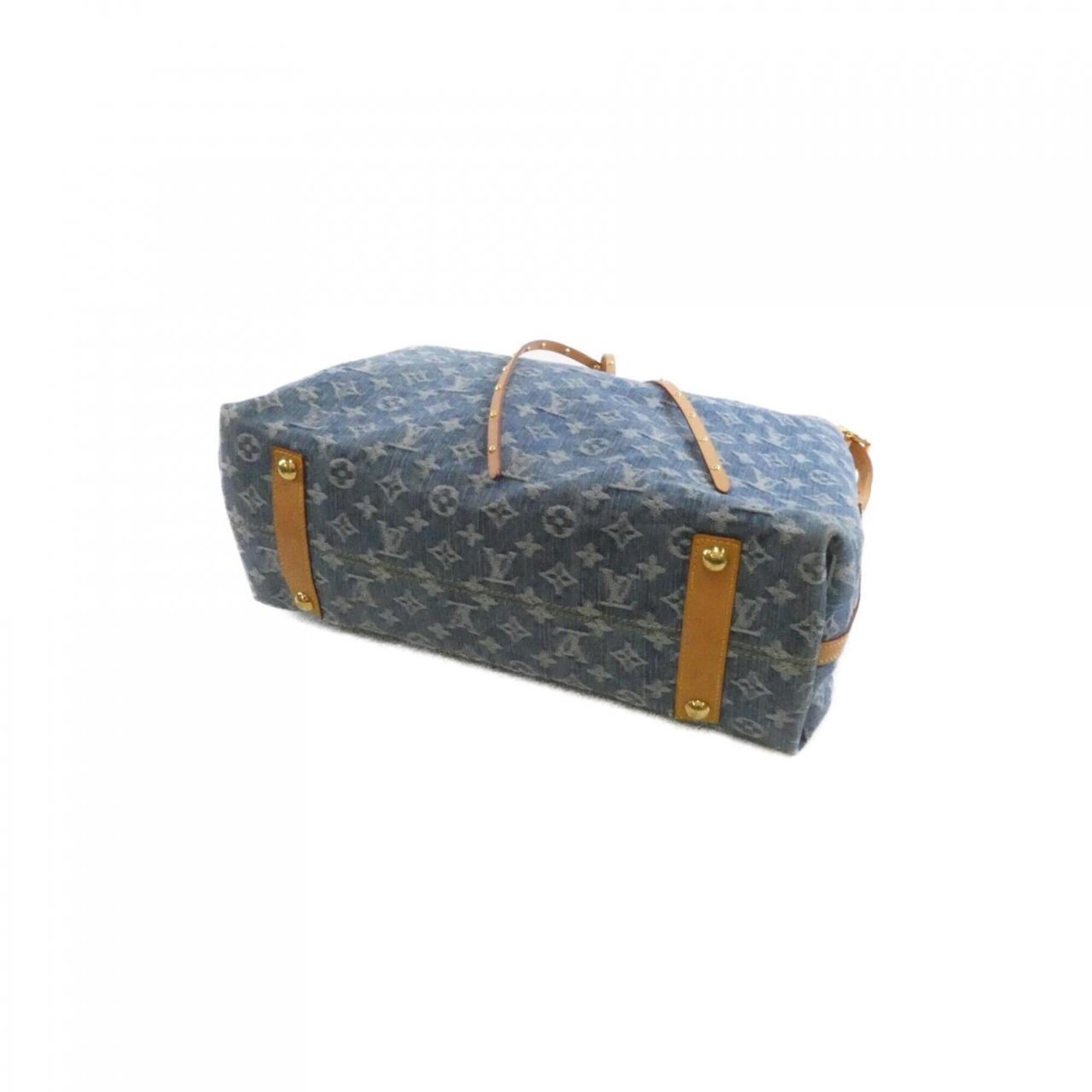 Louis Vuitton Blue Denim Shoulder Bag (Pre-Owned)