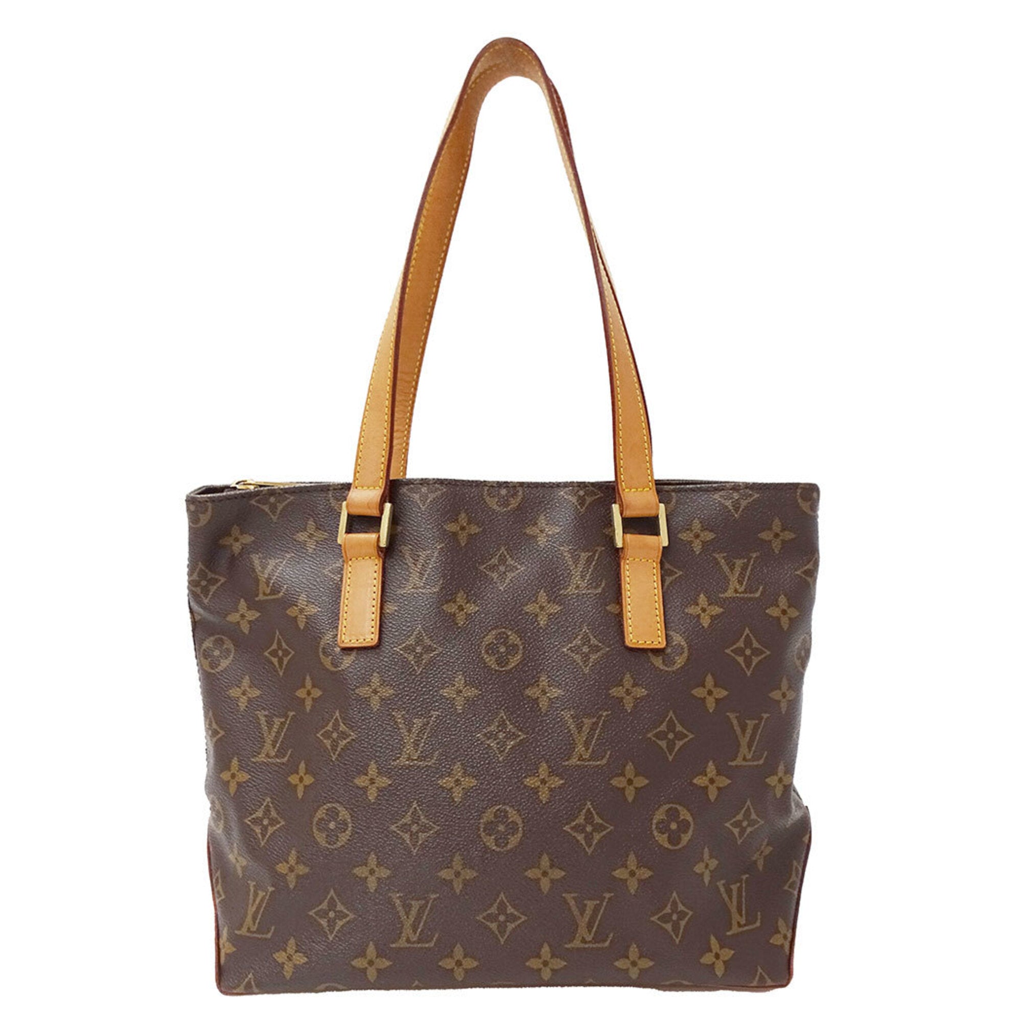 Louis Vuitton Brown Monogram Handbag Tote Bag (Pre-Owned)