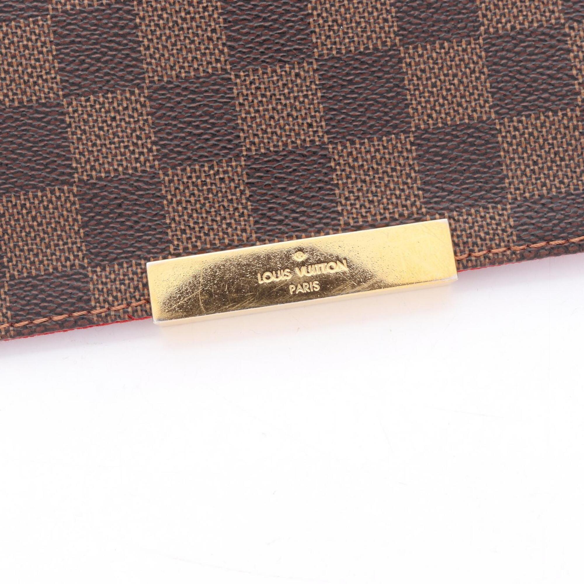 Louis Vuitton Brown Ebene Coated Canvas Leather Handbag (Pre-Owned)