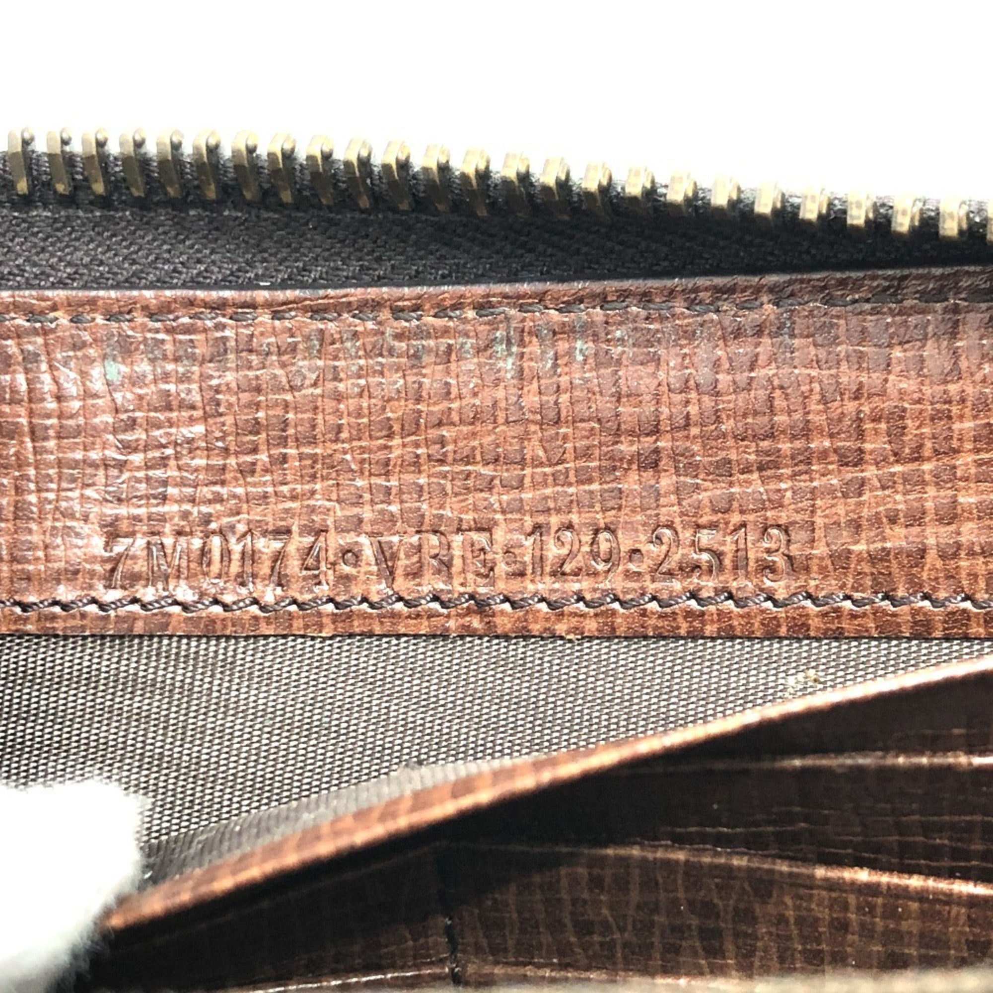 Fendi Brown Pvc Leather Long Wallet (Bi-Fold) (Pre-Owned)