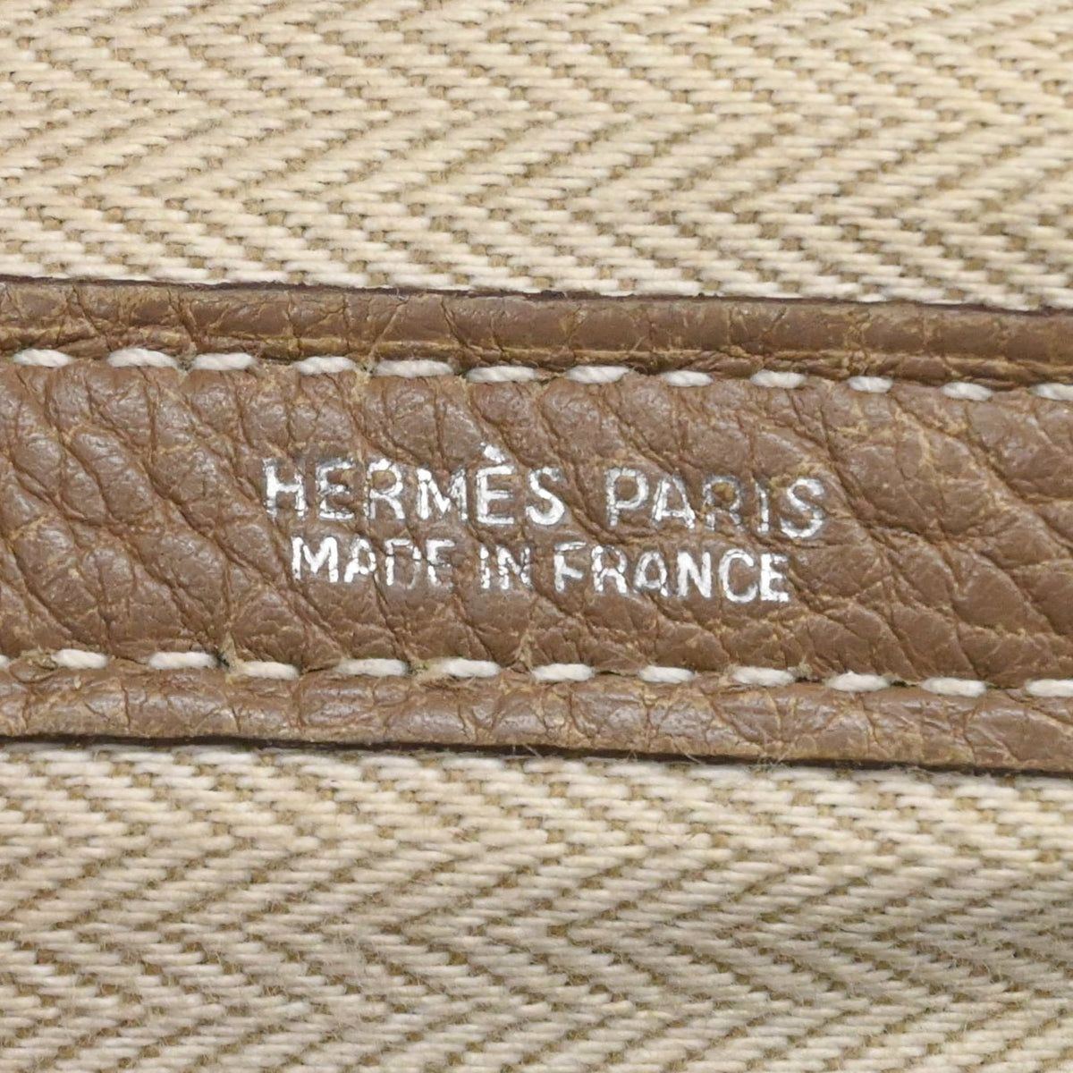 Hermes Etoupe Gray Negonda Leather Tote Bag (Pre-Owned)