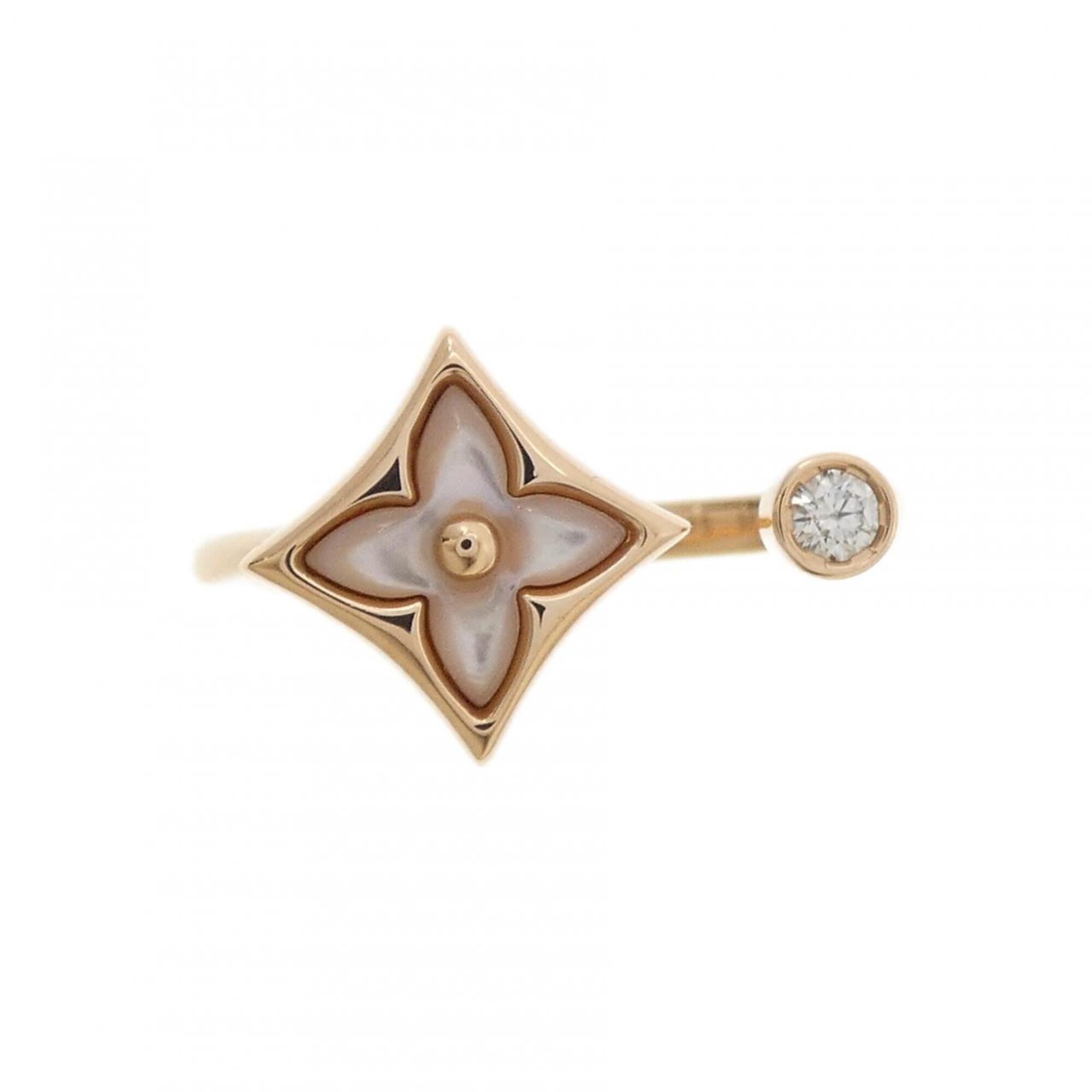 Louis Vuitton Pink Gold (18K) Band Ring (Pre-Owned)