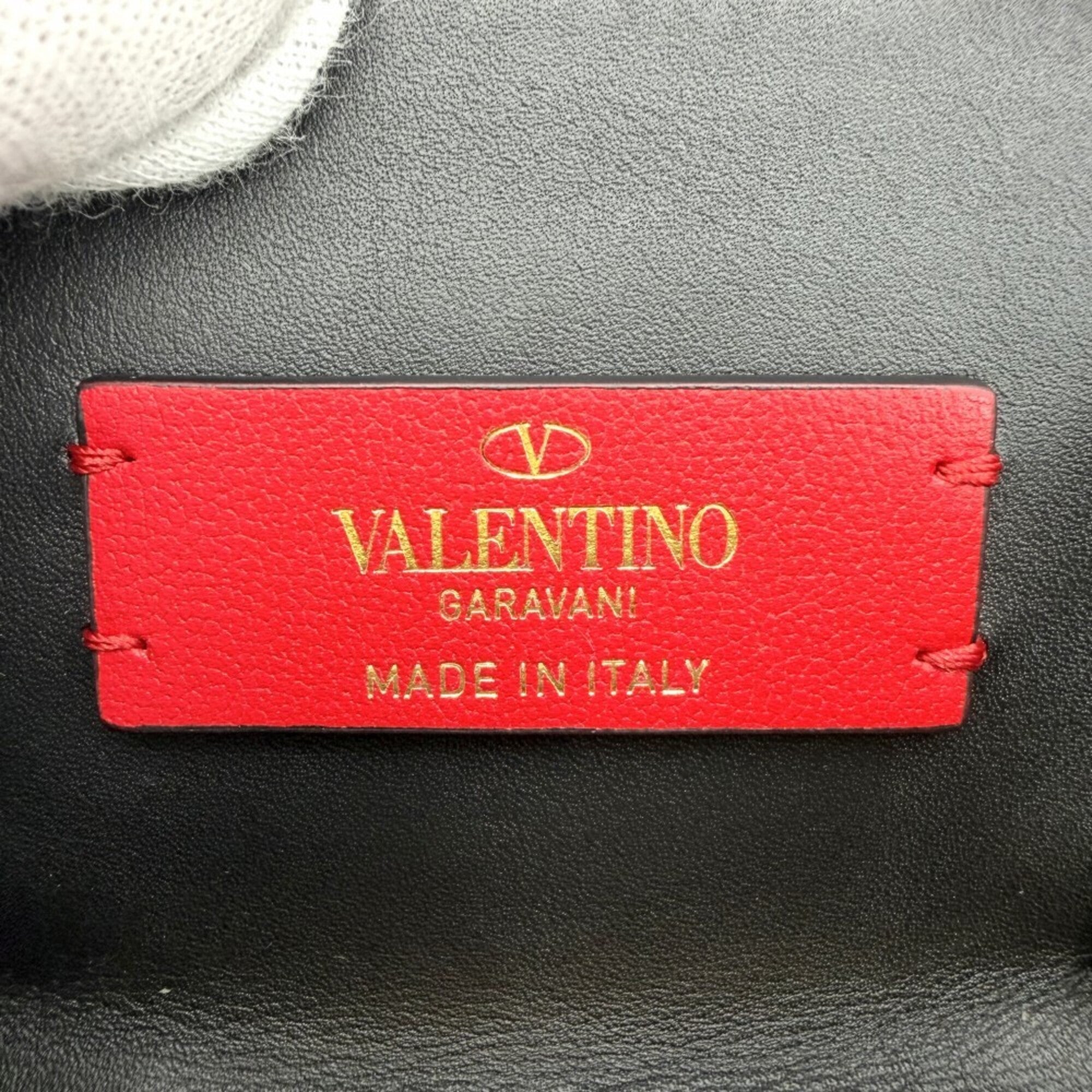 Valentino Garavani Blue Leather Pochette Shoulder Bag (Pre-Owned)