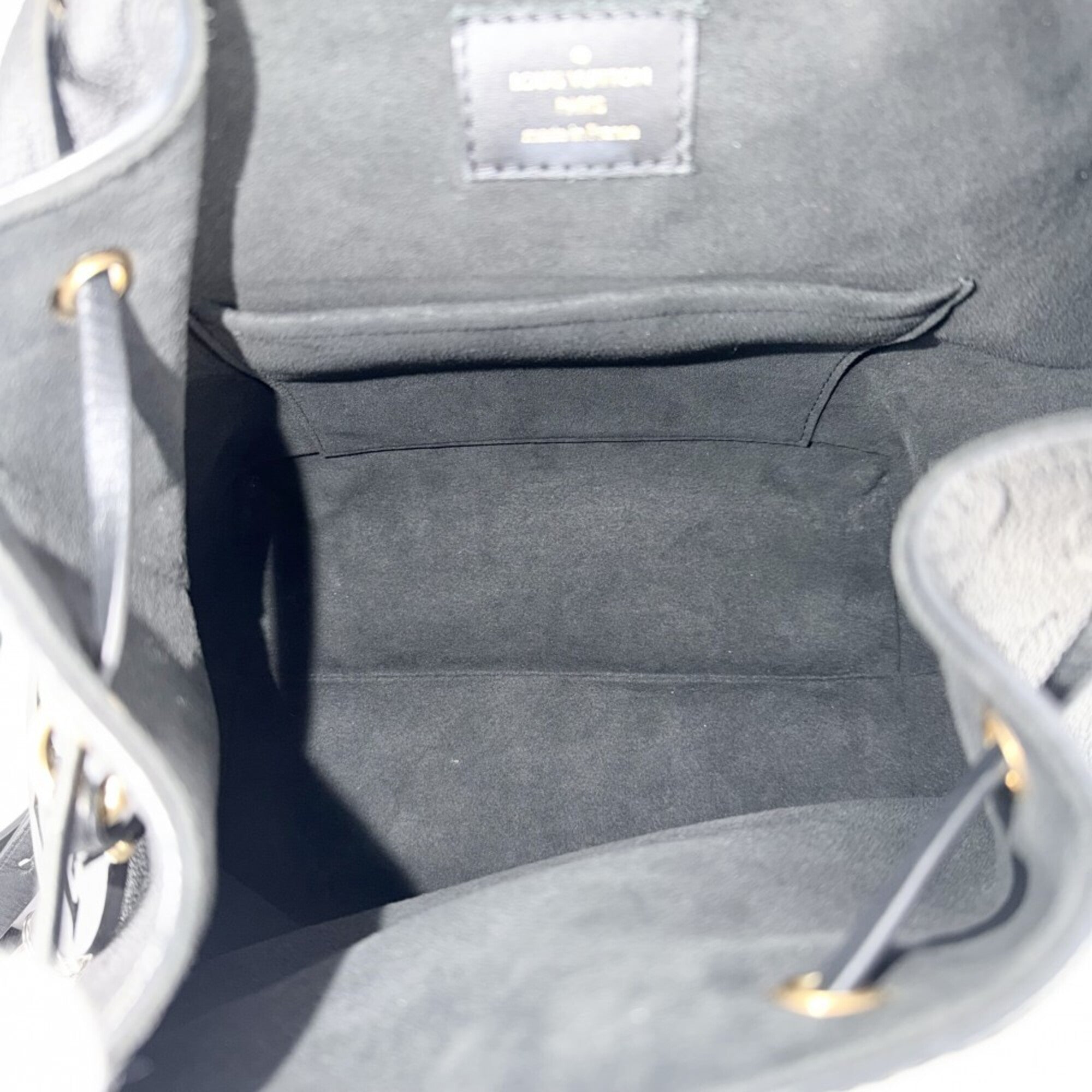 Louis Vuitton Black Monogram Empreinte Backpack (Pre-Owned)