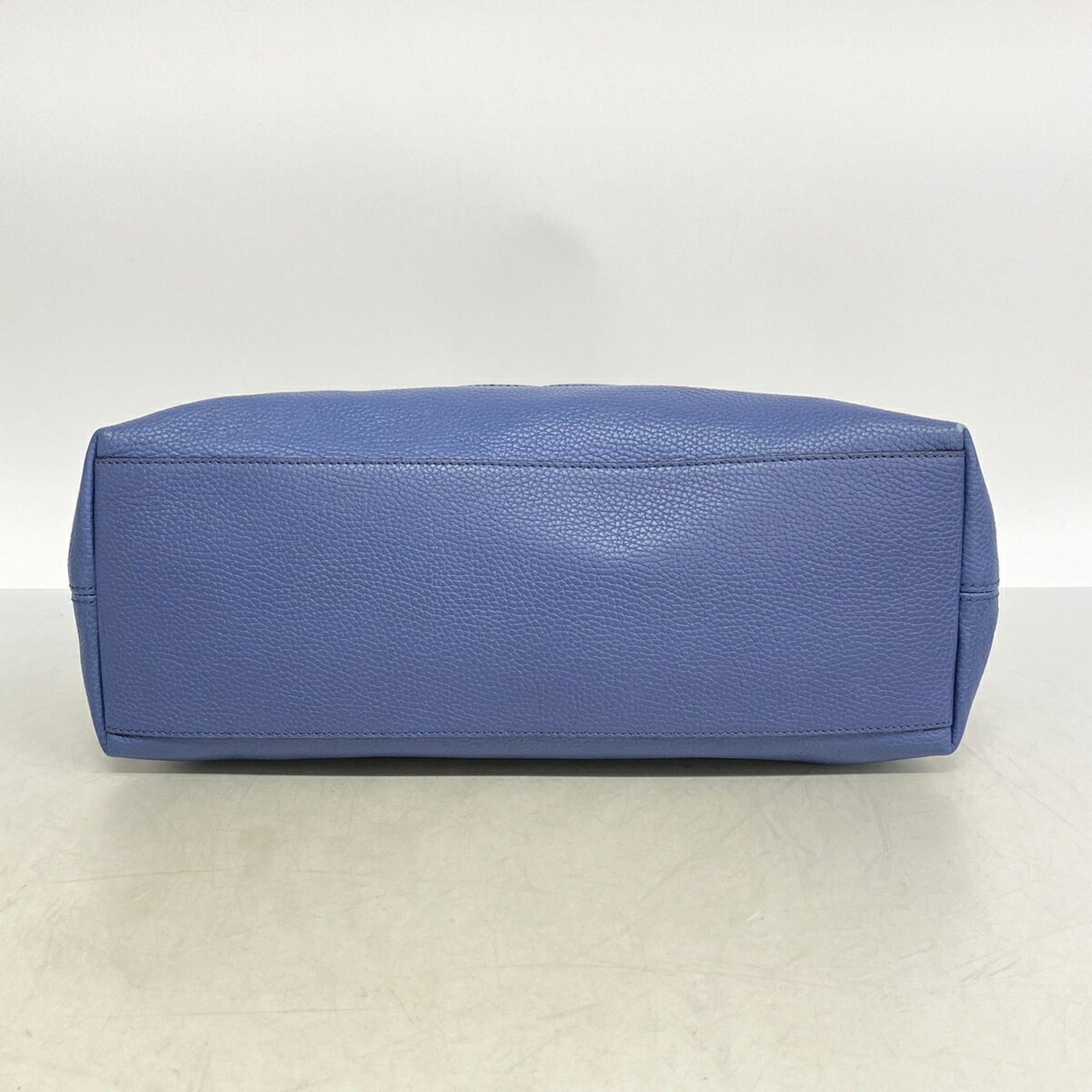 Gucci Blue Leather Shoulder Bag (Pre-Owned)