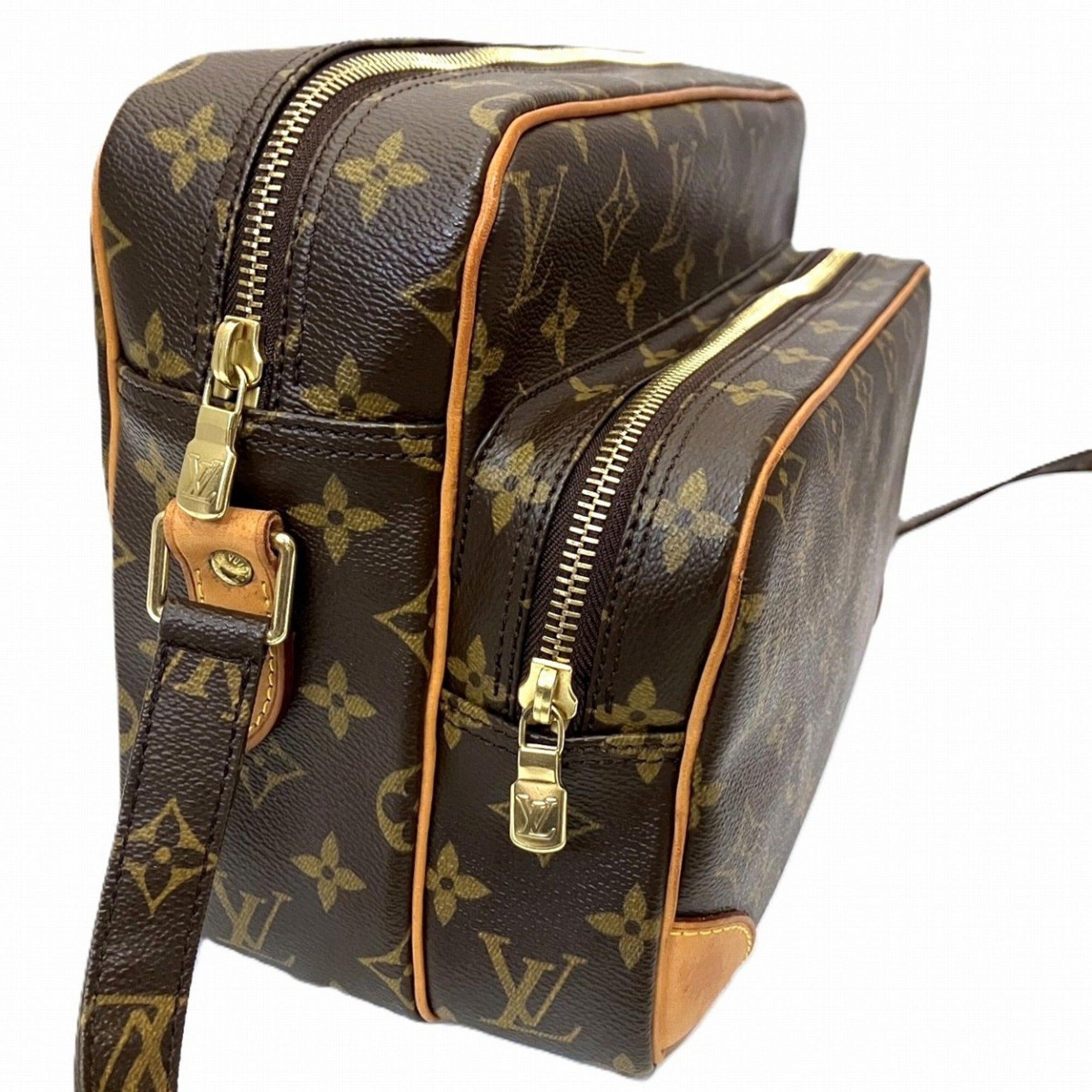 Louis Vuitton Brown Leather Shoulder Bag (Pre-Owned)