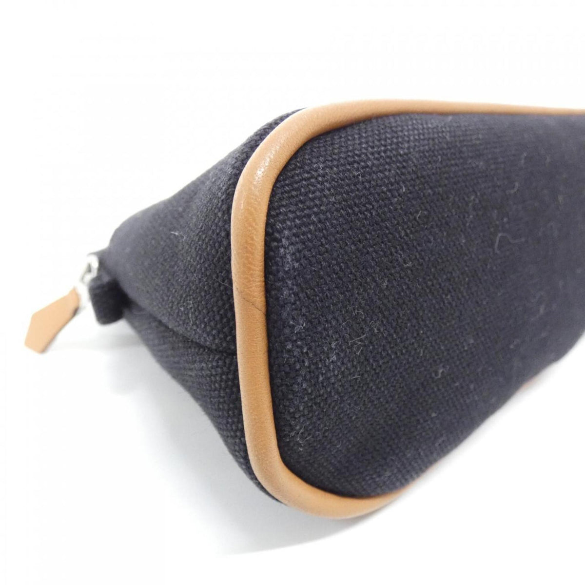 Hermes Black Canvas Handbag Pouch (Pre-Owned)