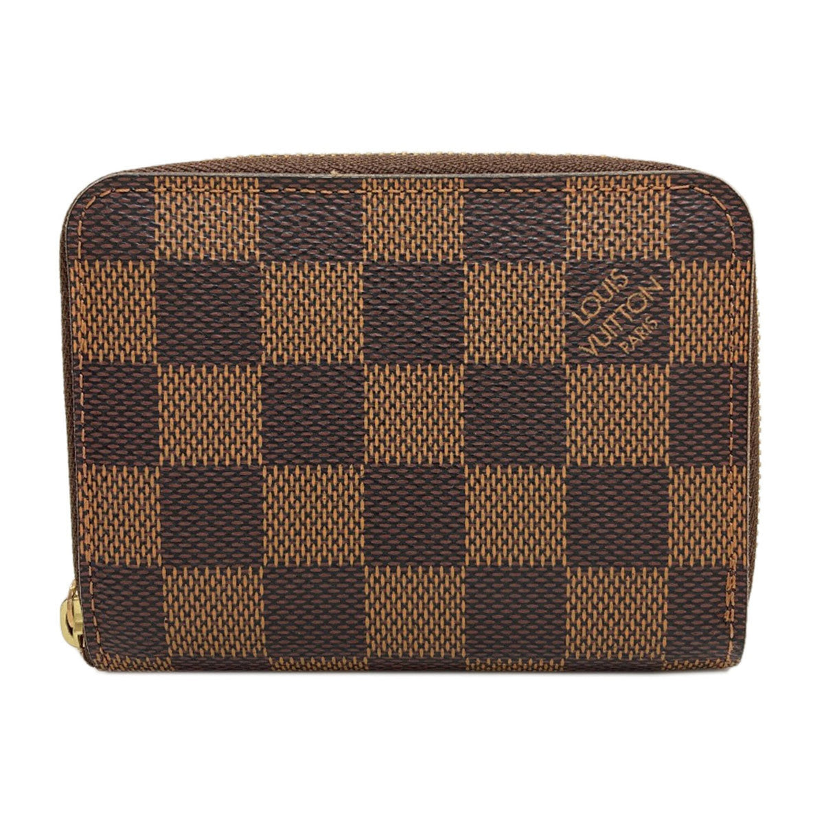 Louis Vuitton Damier Damier Canvas Ebene Damier Canvas Coin Purse/Coin Case (Pre-Owned)