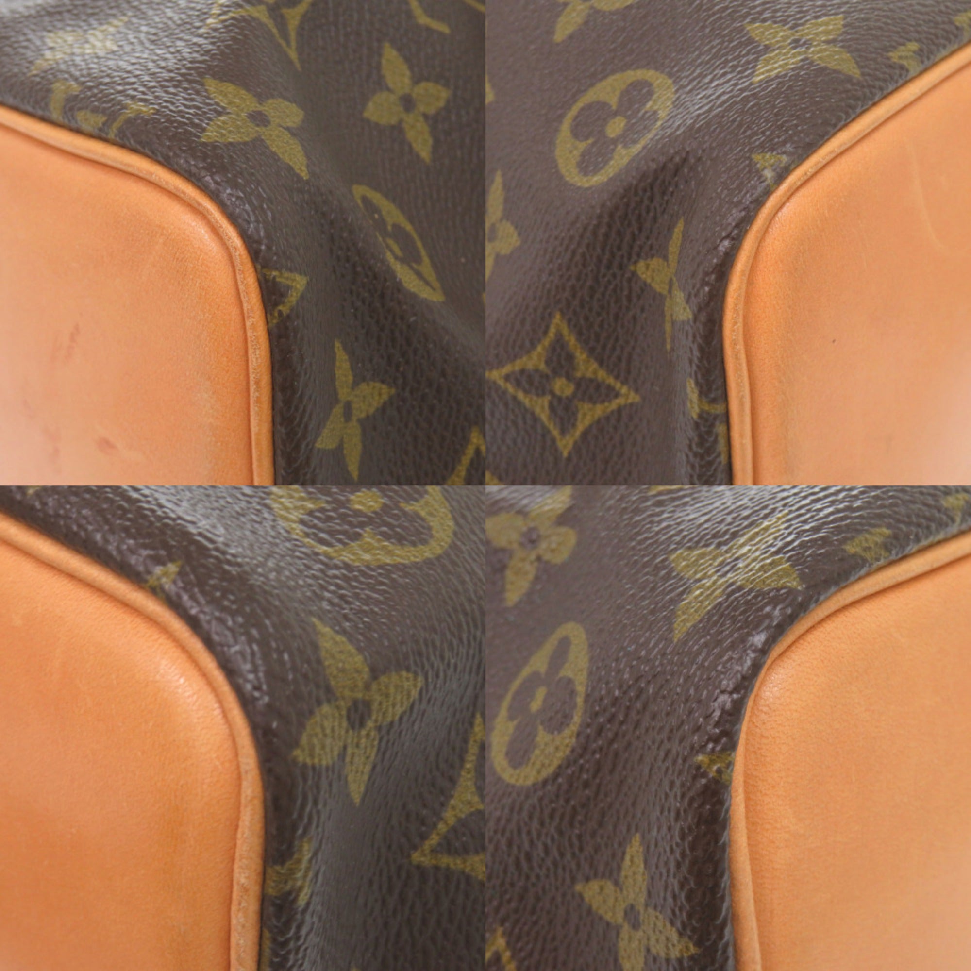 Louis Vuitton Brown Monogram Canvas Shoulder Bag (Pre-Owned)