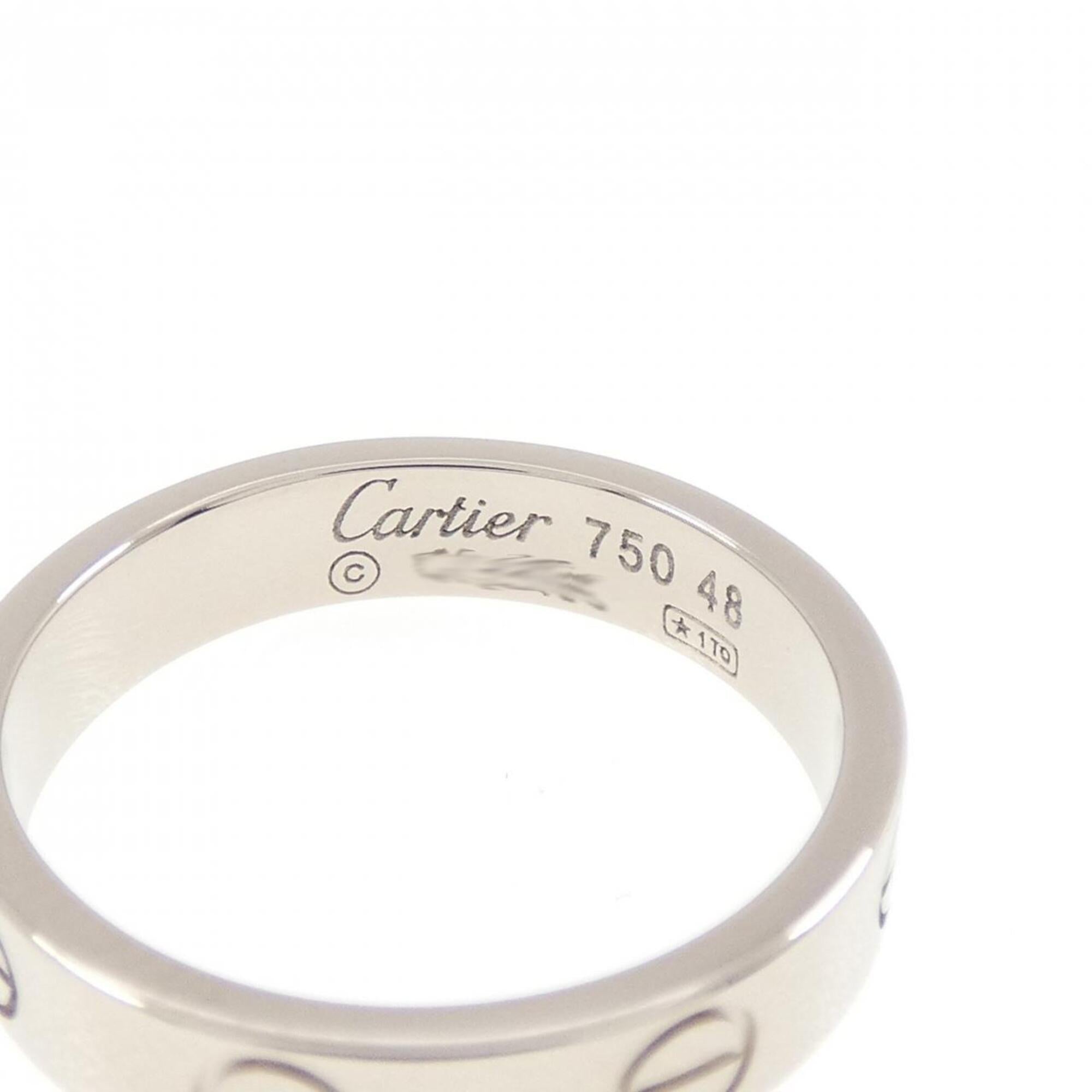 Cartier White Gold White Gold (18K) Band Ring (Pre-Owned)