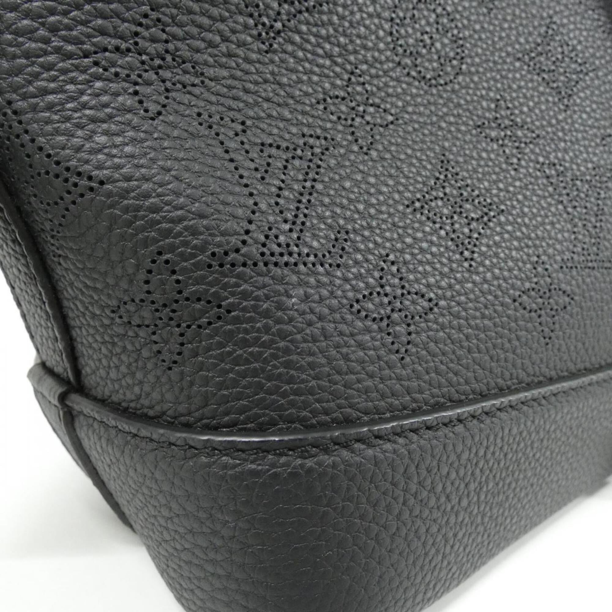 Louis Vuitton Mahina Black Leather Shoulder Bag (Pre-Owned)