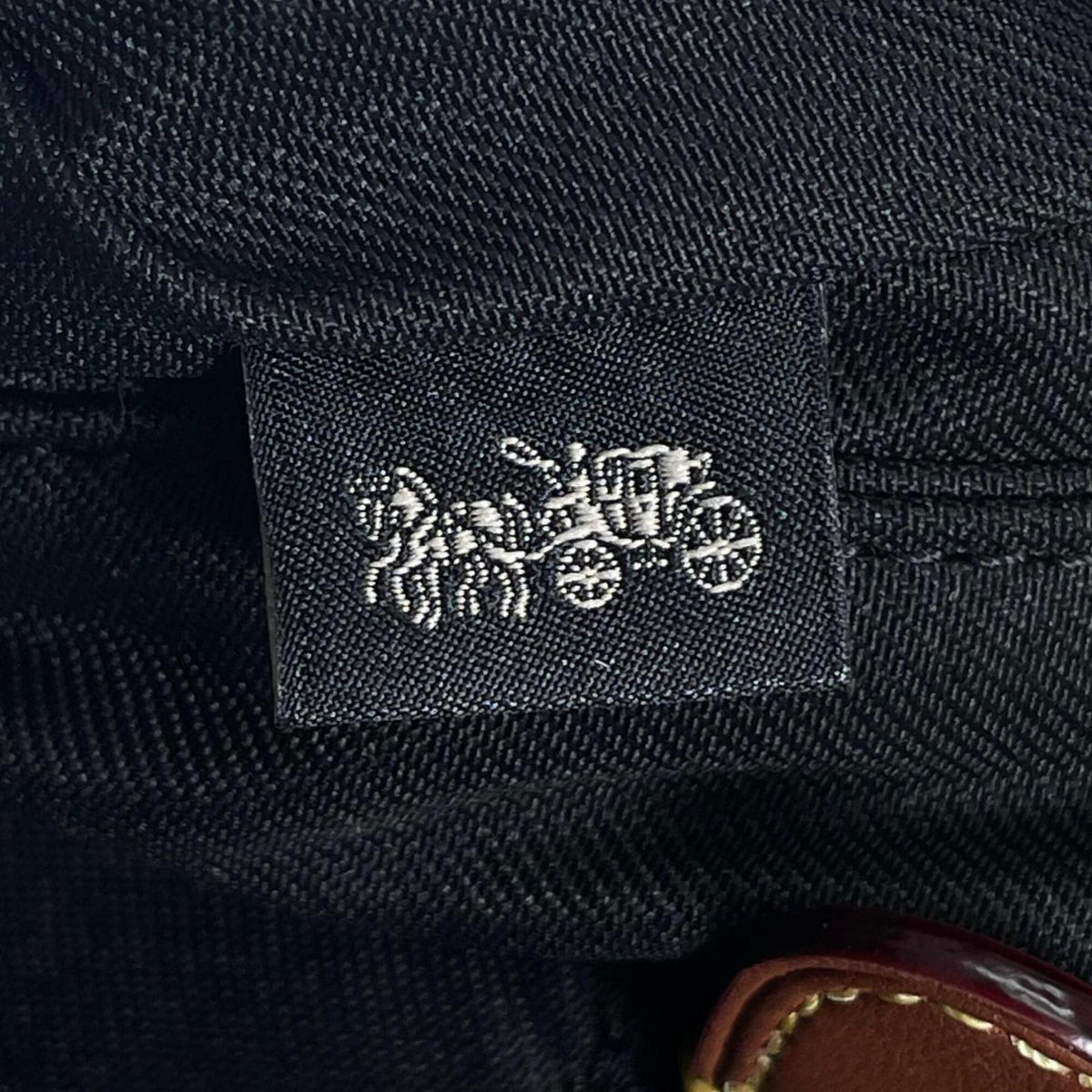 Coach Black Leather Backpack (Pre-Owned)