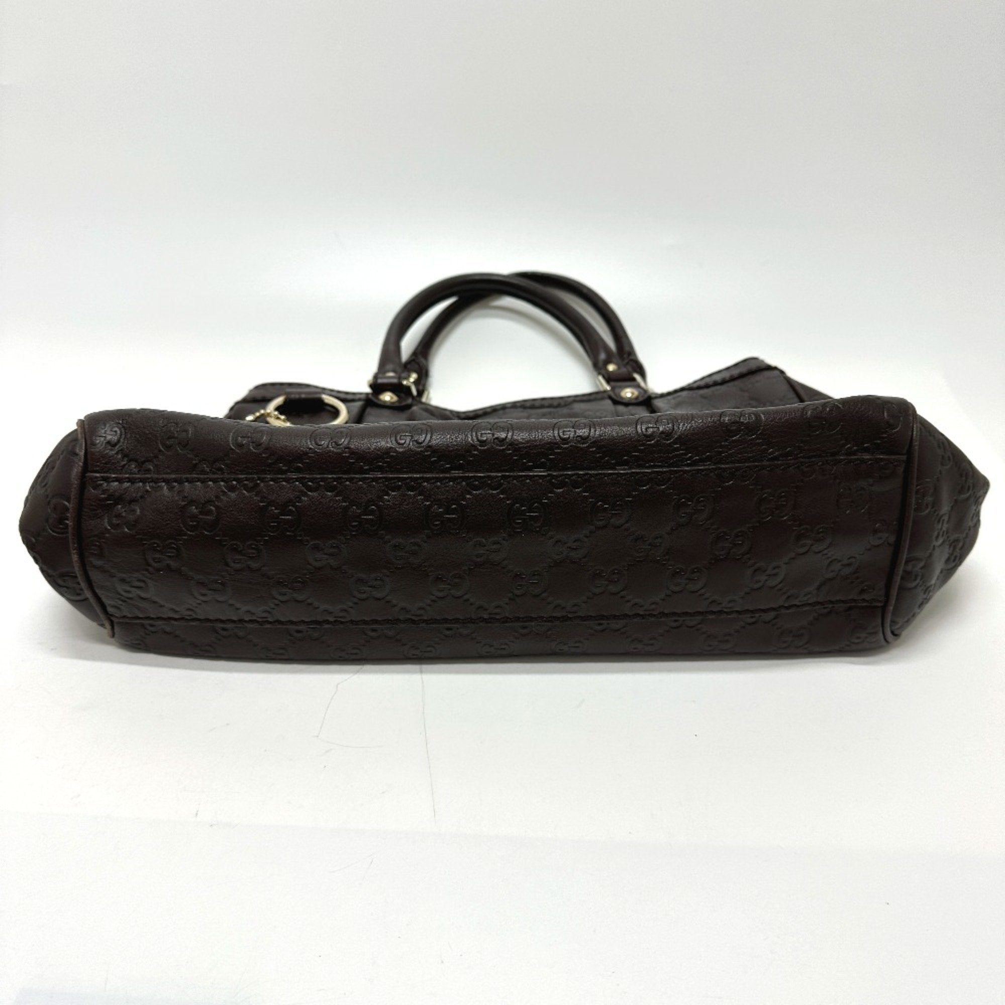 Gucci Brown Leather Tote Bag (Pre-Owned)