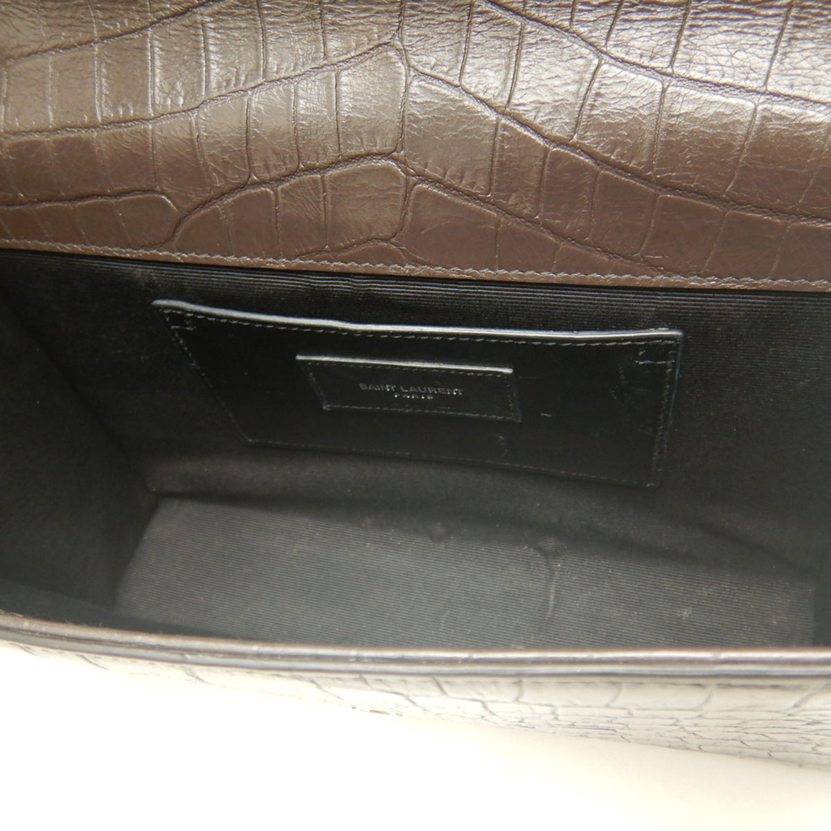 Yves Saint Laurent Brown Leather Shoulder Bag (Pre-Owned)