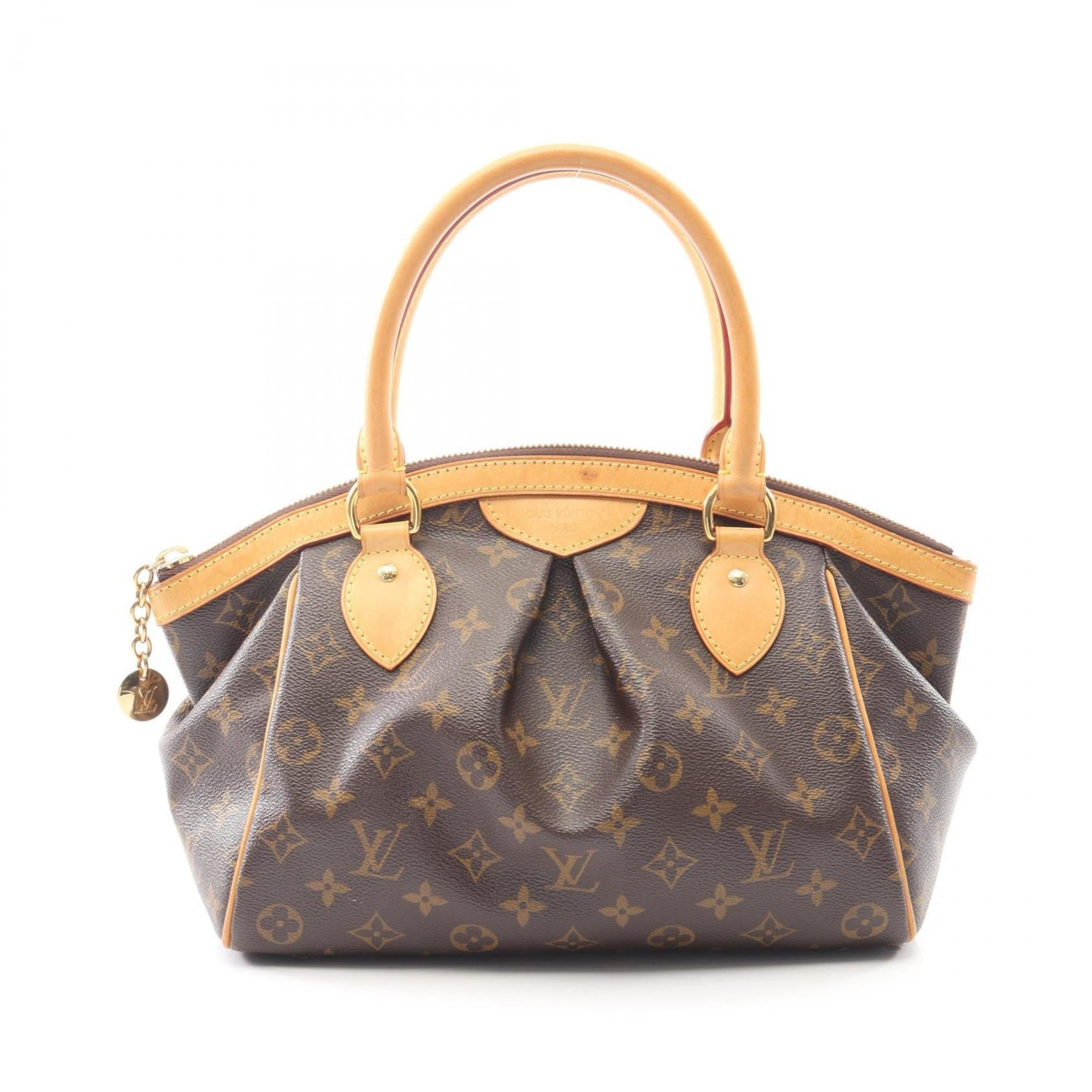 Louis Vuitton Brown Coated Canvas Leather Handbag (Pre-Owned)