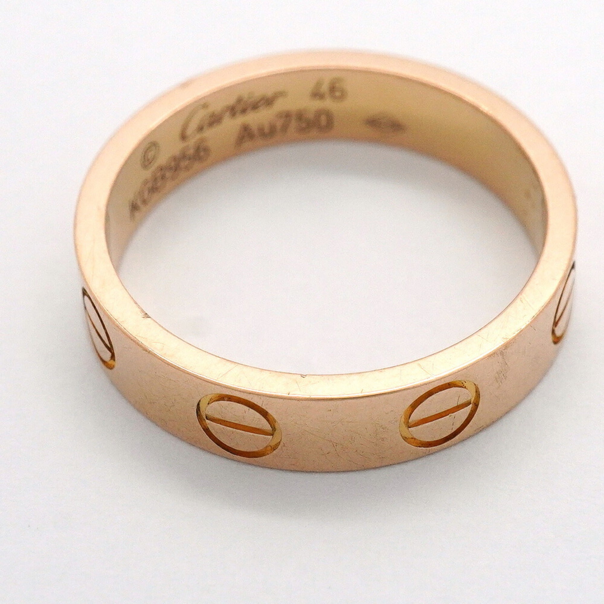 Cartier Pink Gold (18K) Band Ring (Pre-Owned)