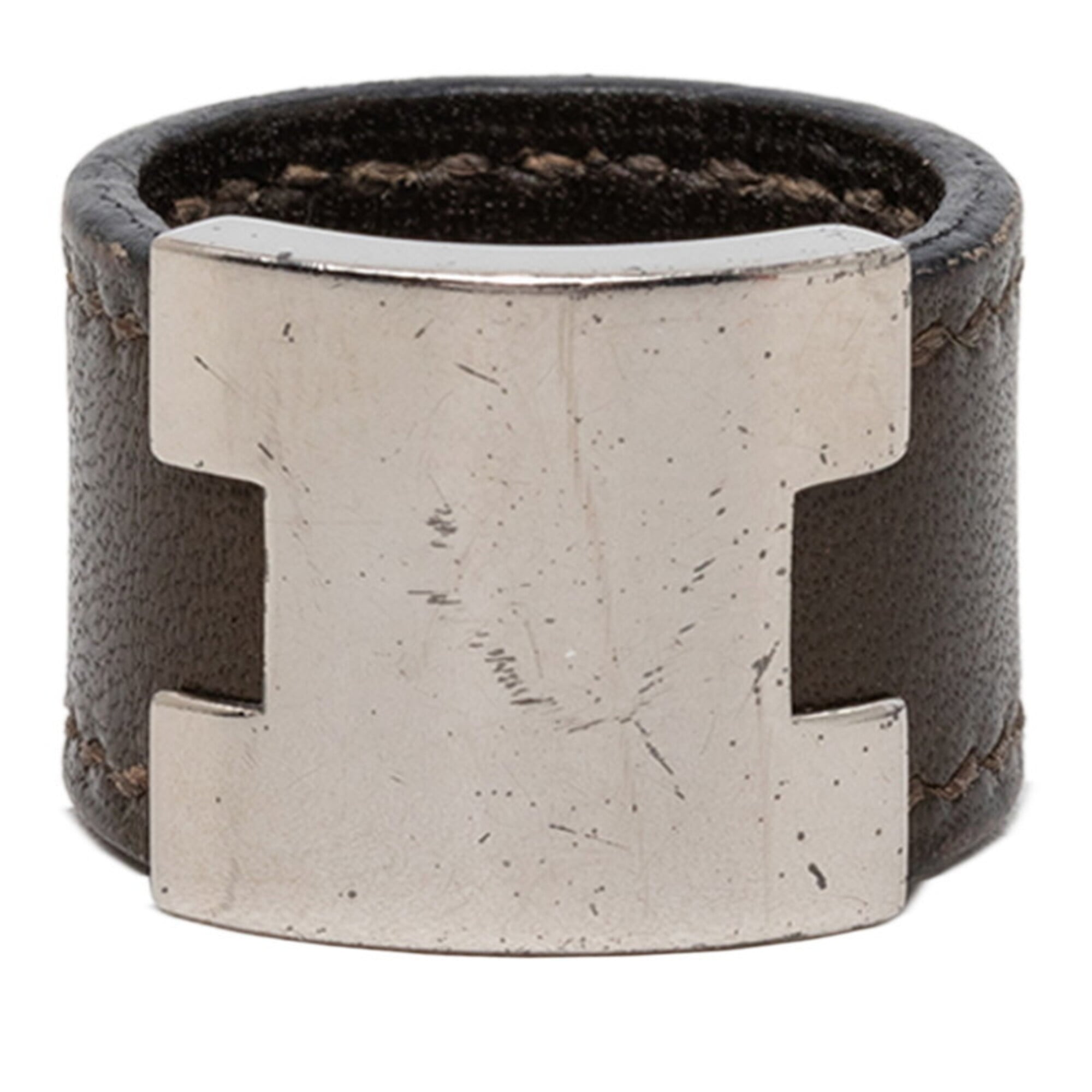 Hermes Leather Band Ring (Pre-Owned)