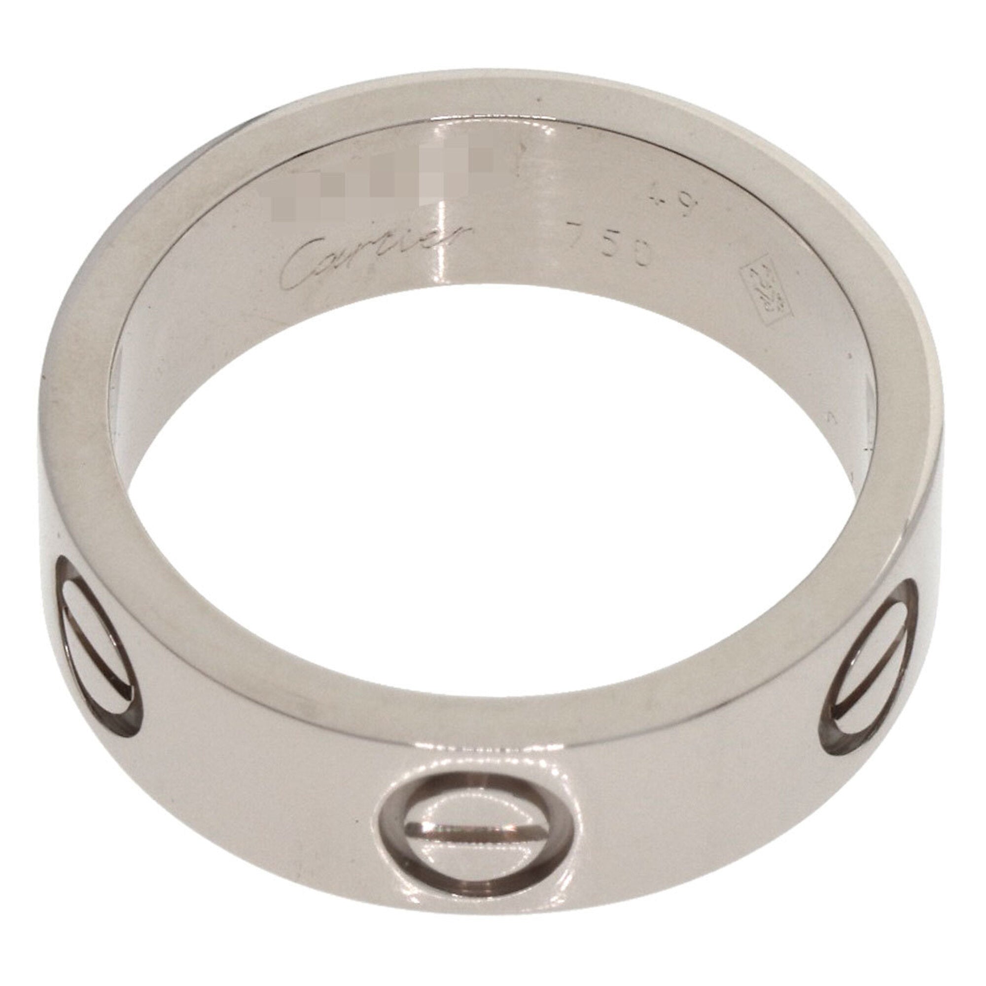 Cartier White Gold White Gold (18K) Band Ring (Pre-Owned)